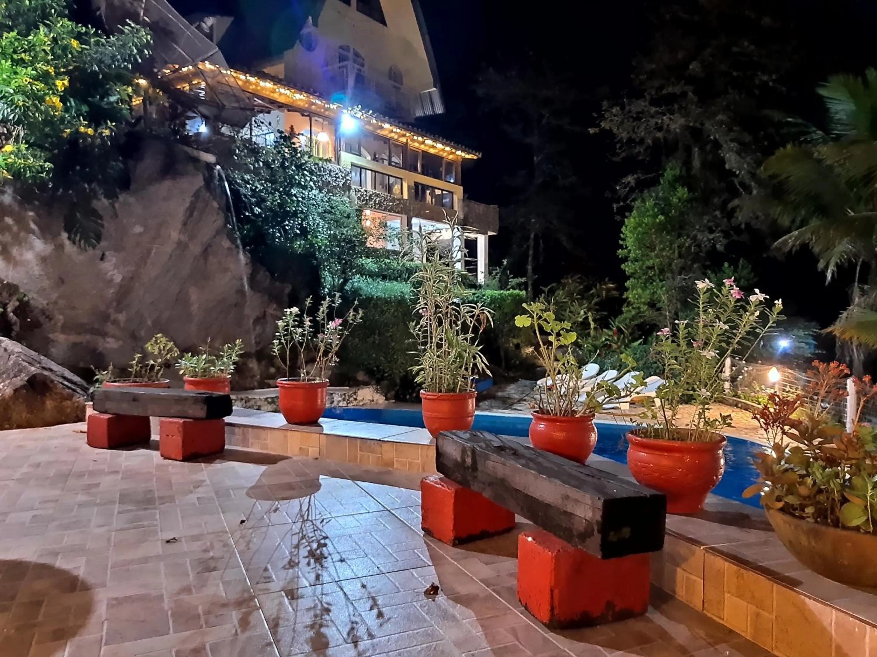 Patio in Pousada Chale da Montanha