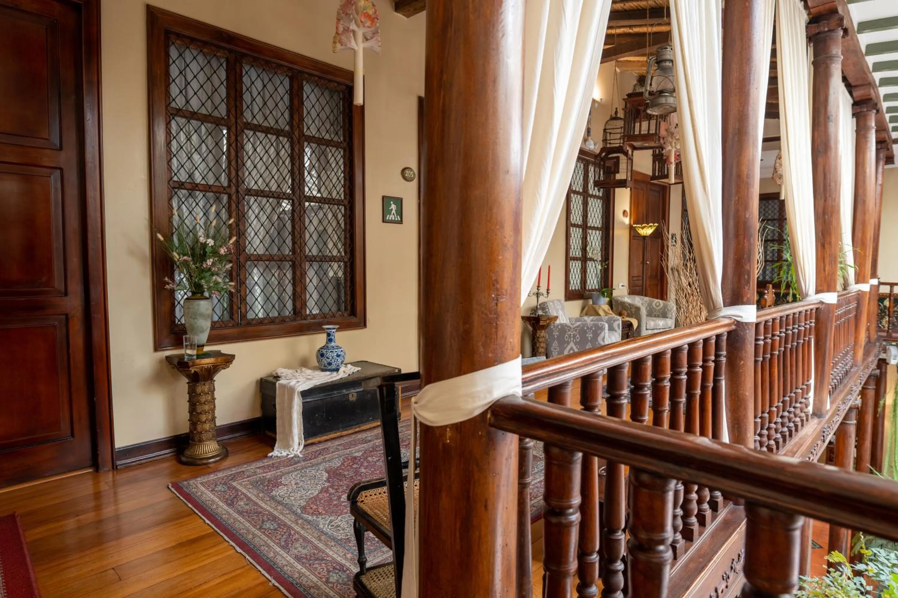 Seating area in Hotel Boutique Santa Lucia