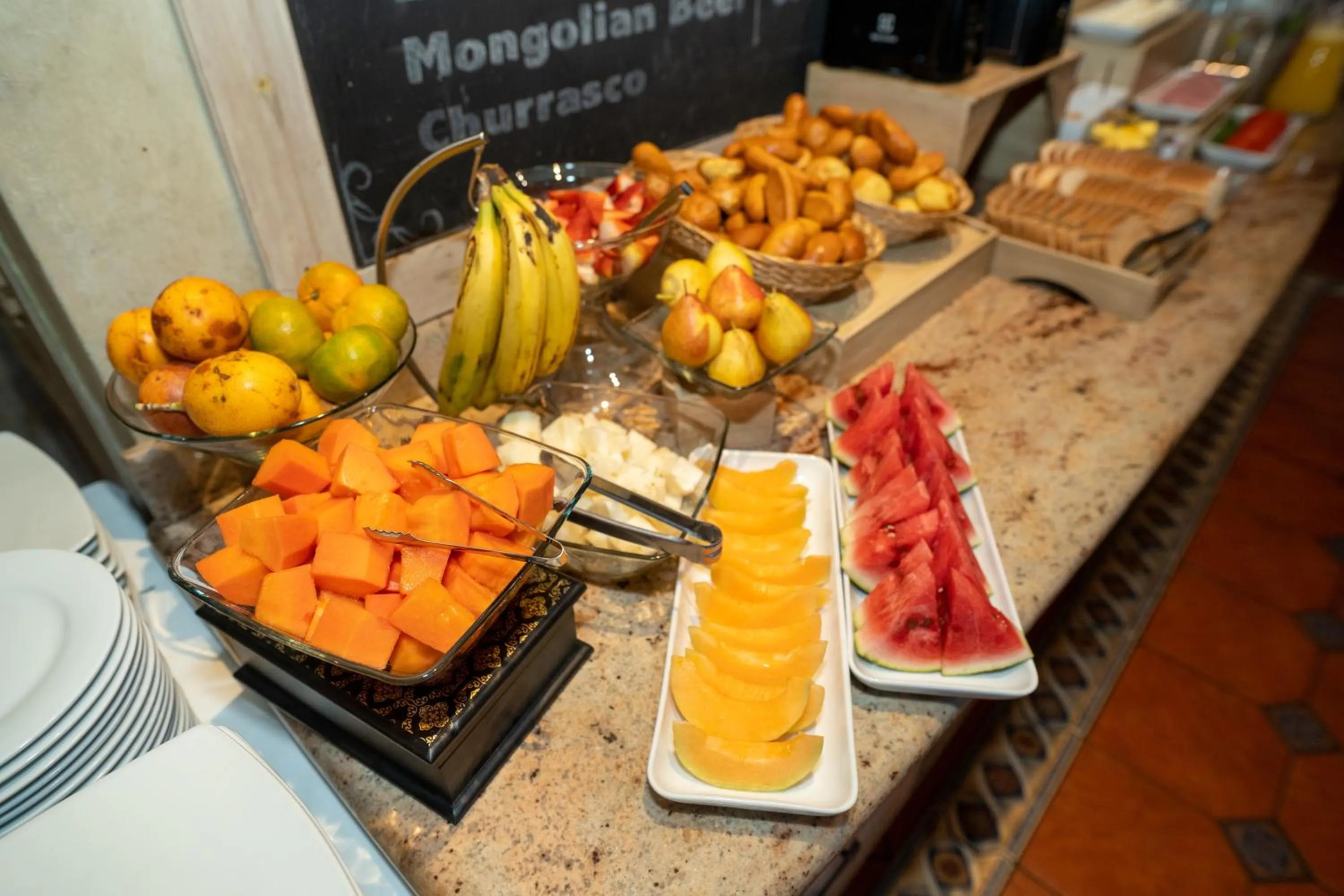 Buffet breakfast in Hotel Boutique Santa Lucia