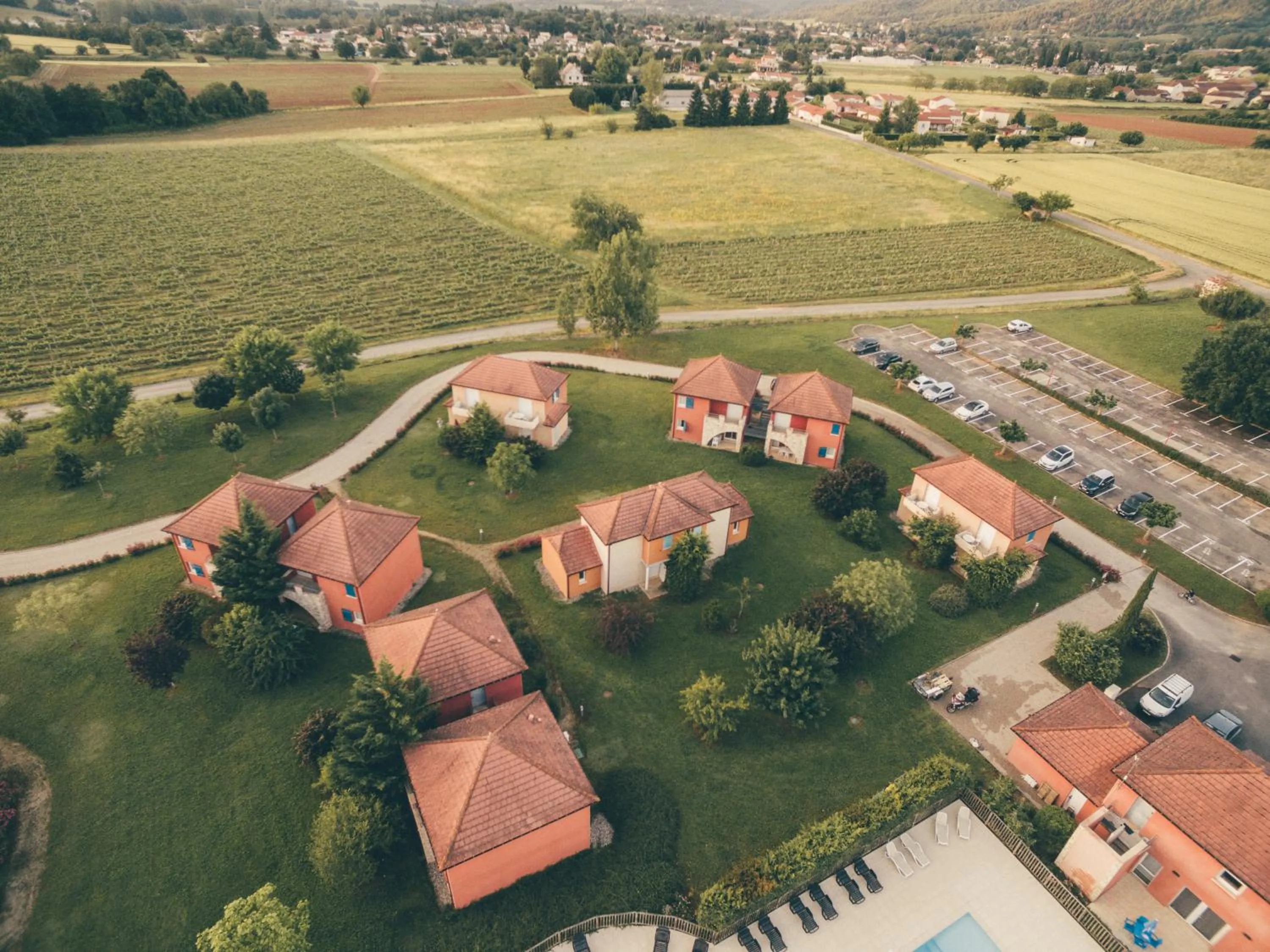Bird's eye view in Terres de France - Domaine de Claire Rive