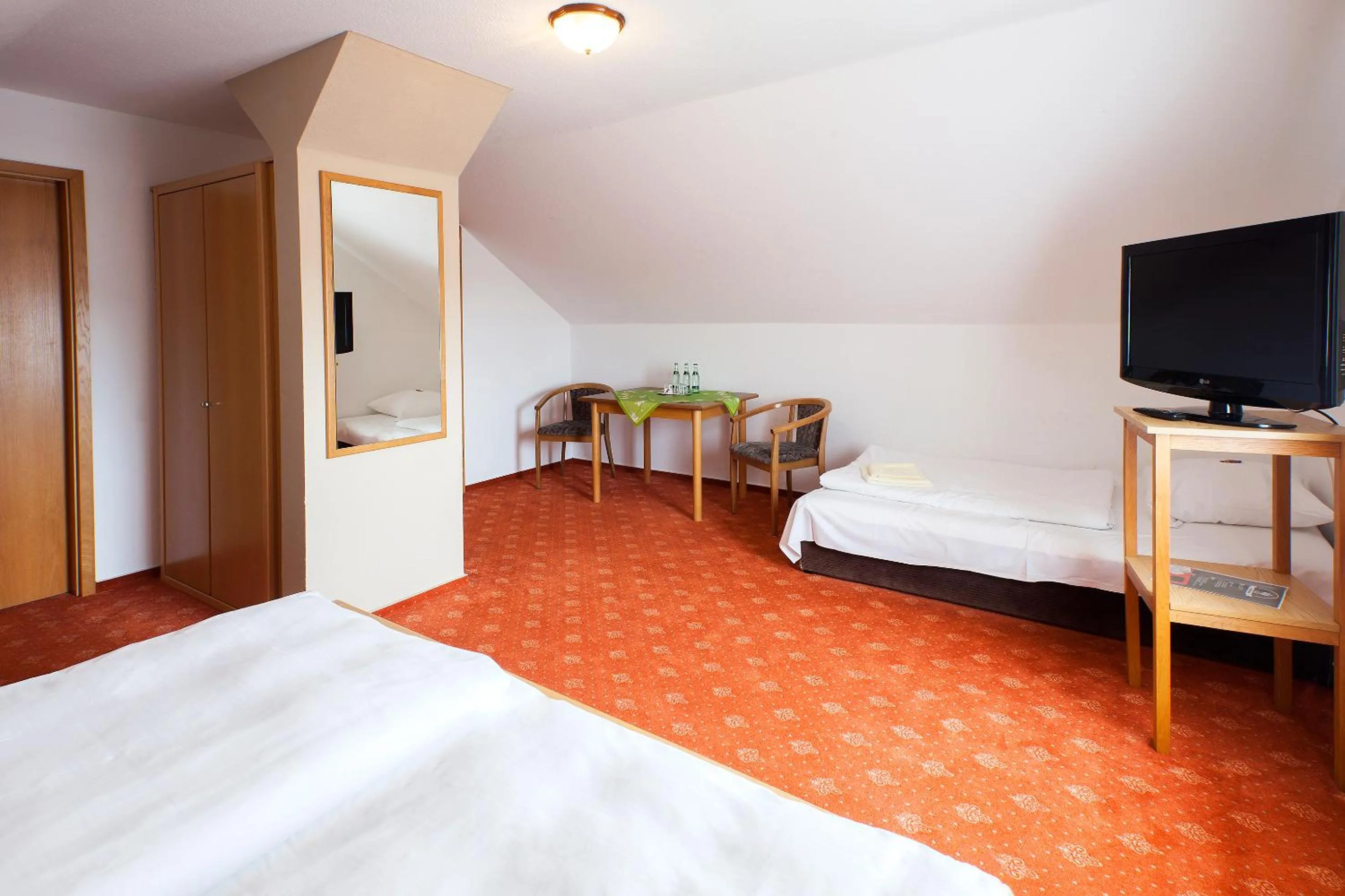 Decorative detail, Bed in Hotel & Restaurant Ernst