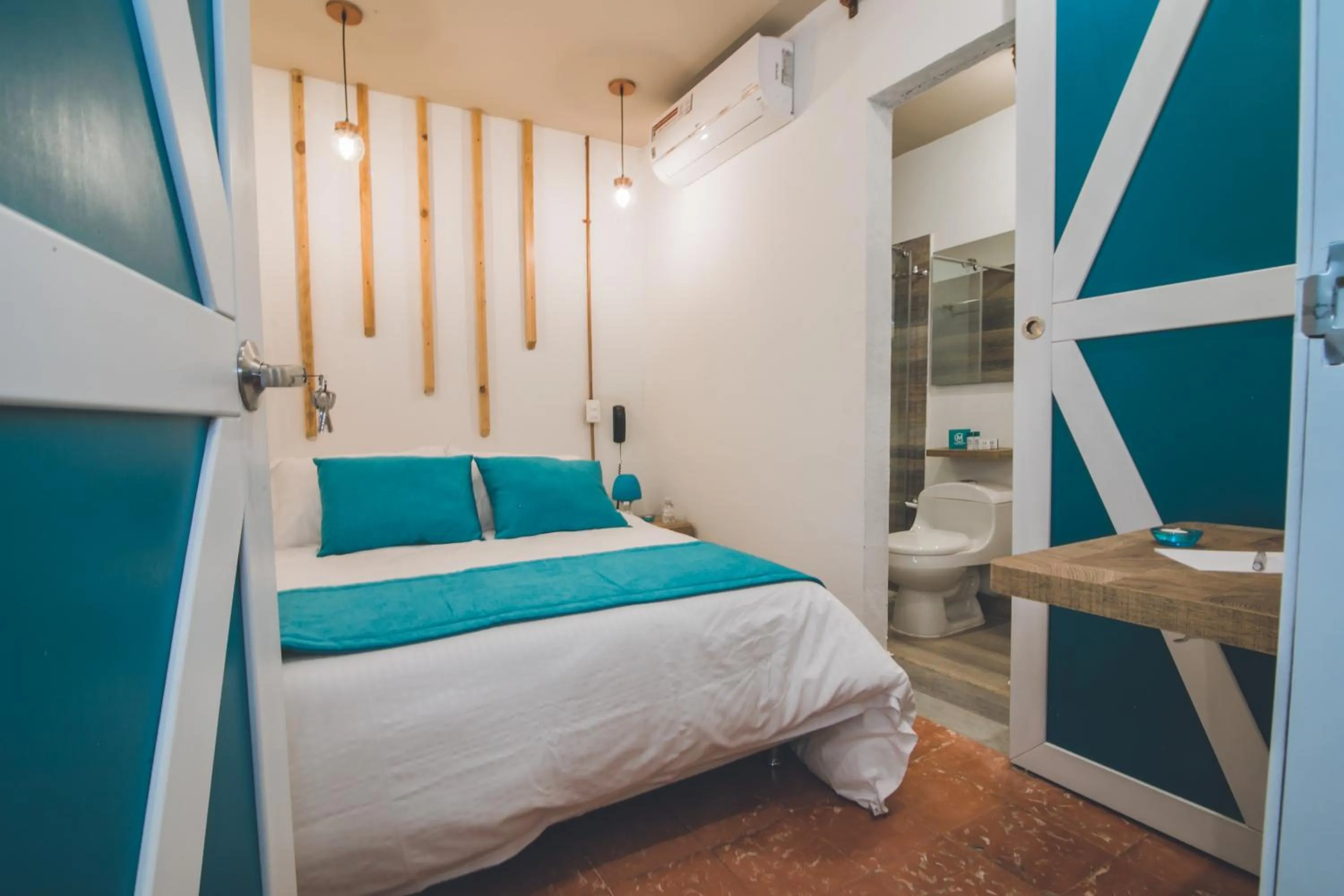 Bed in Casa Mendoza Hotel Boutique