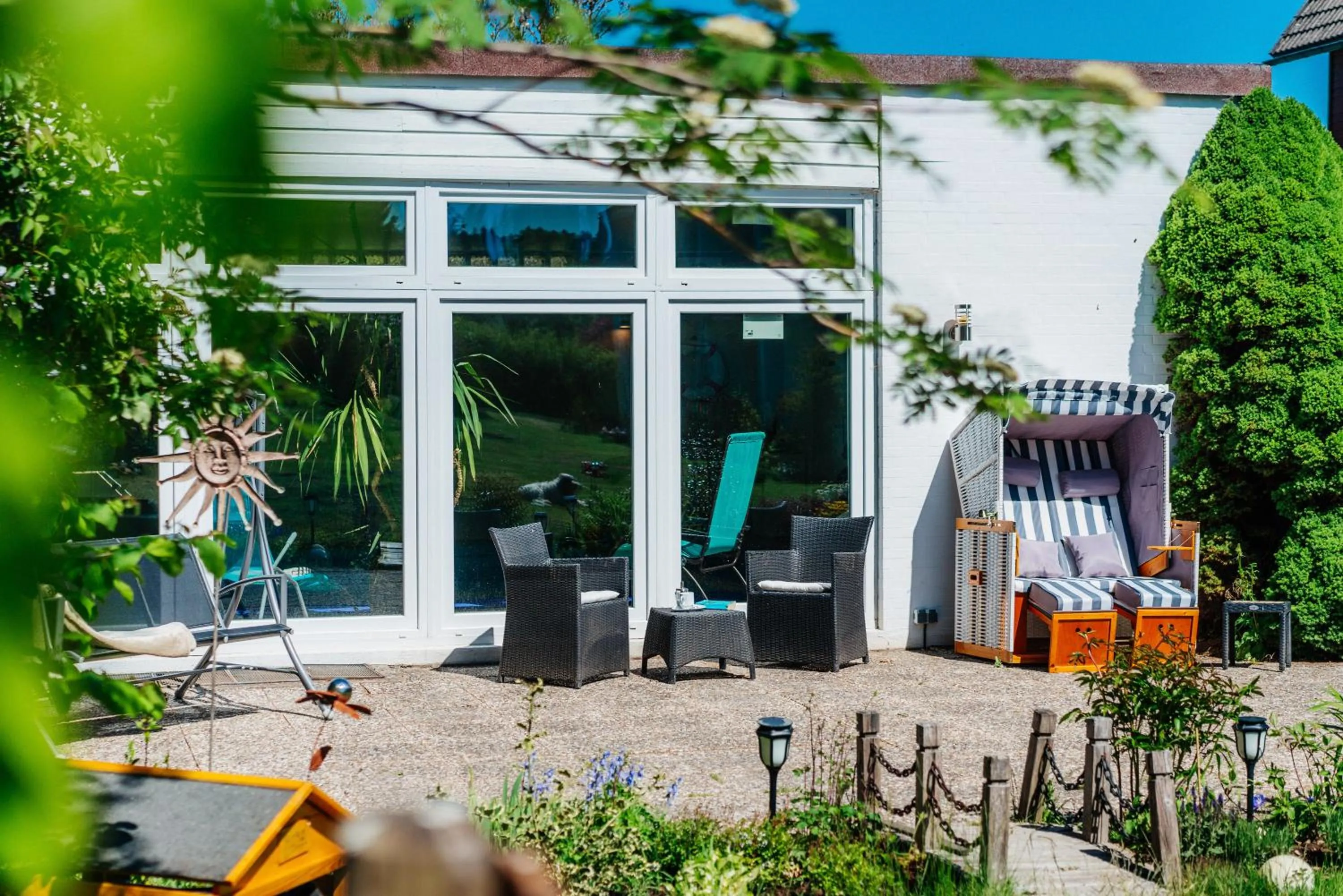 Garden in Hotel Hasselhof Garni Vier Sterne