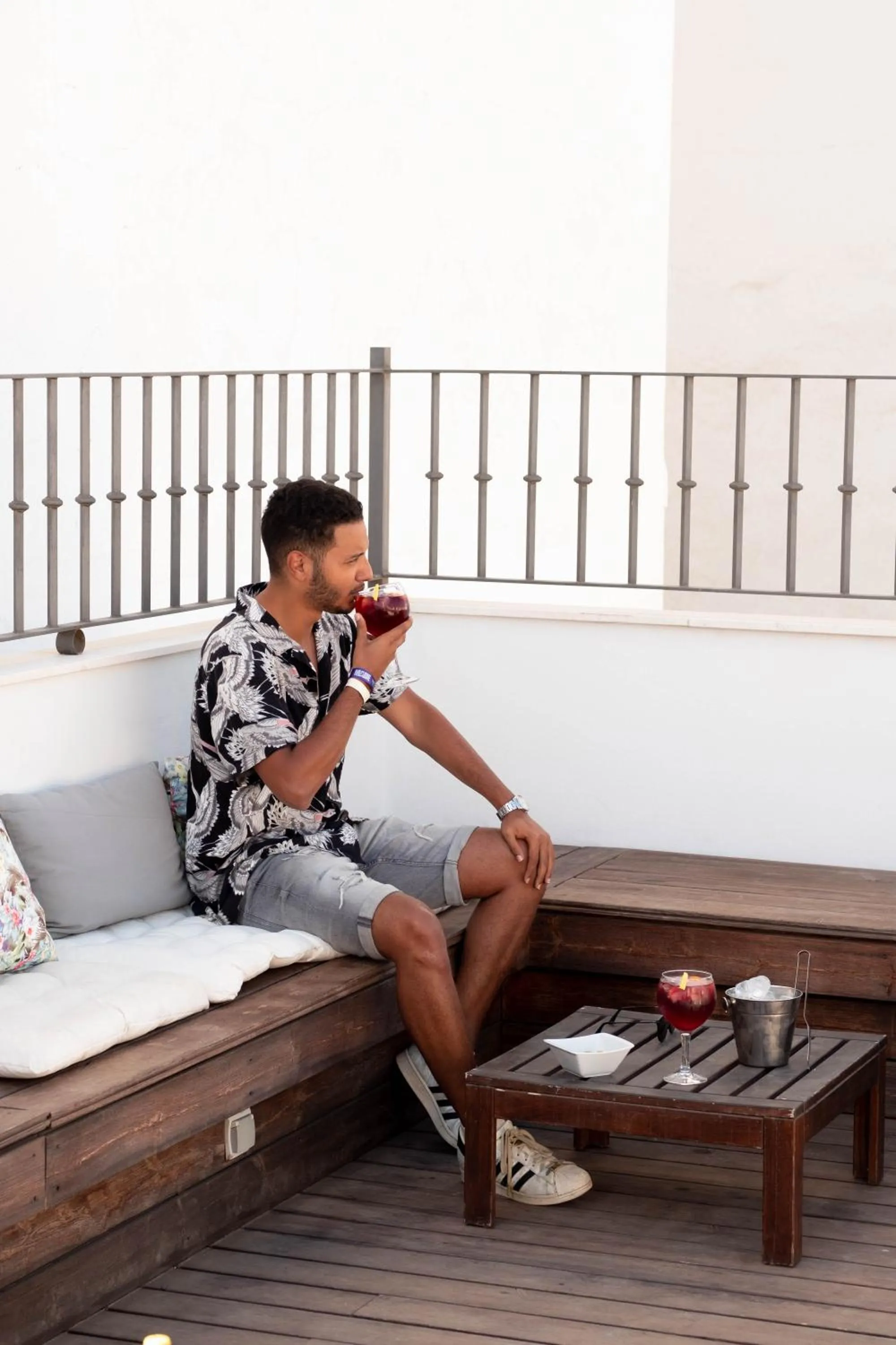 Balcony/Terrace in U-Sense For You Hostel Sevilla