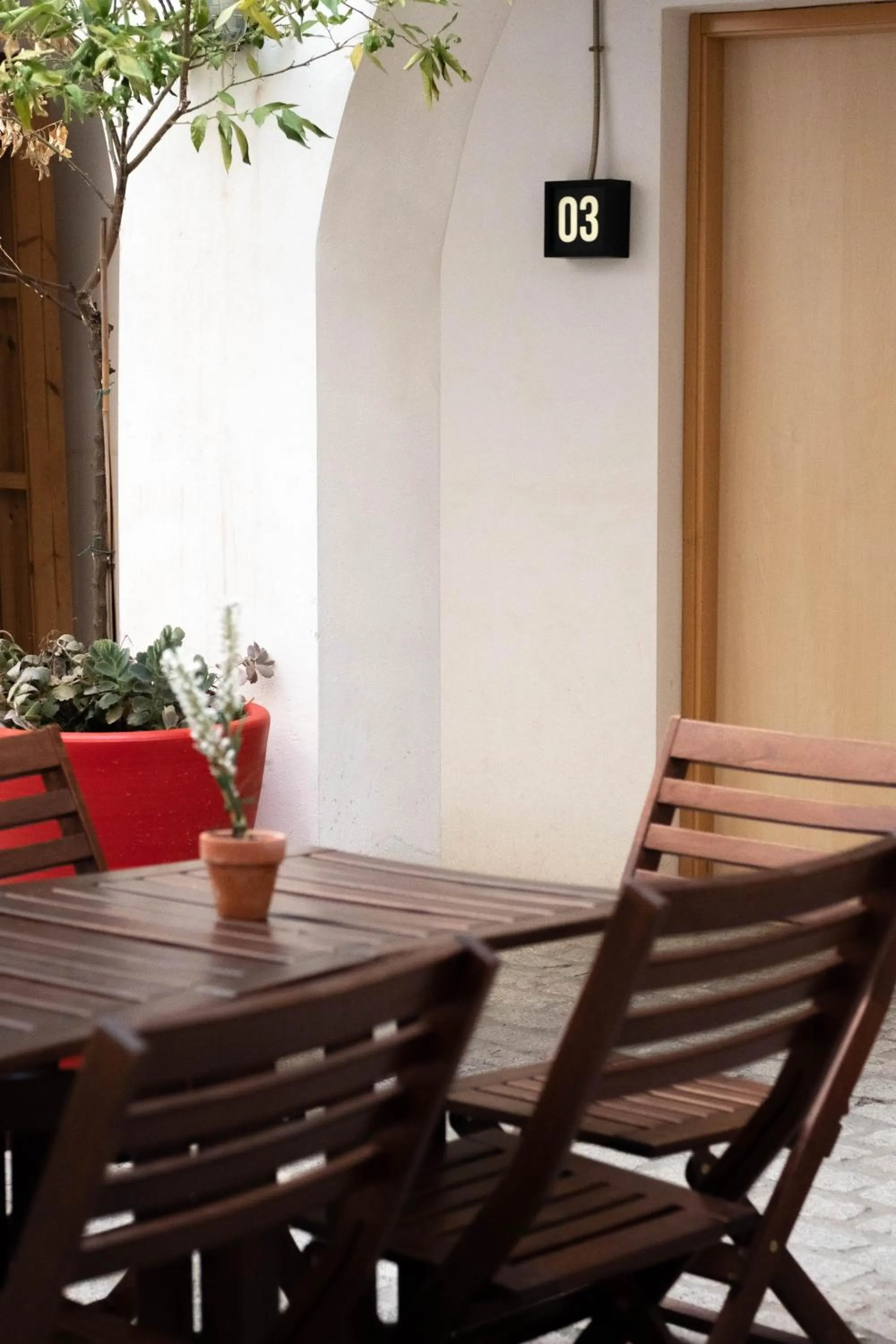 Patio in U-Sense For You Hostel Sevilla