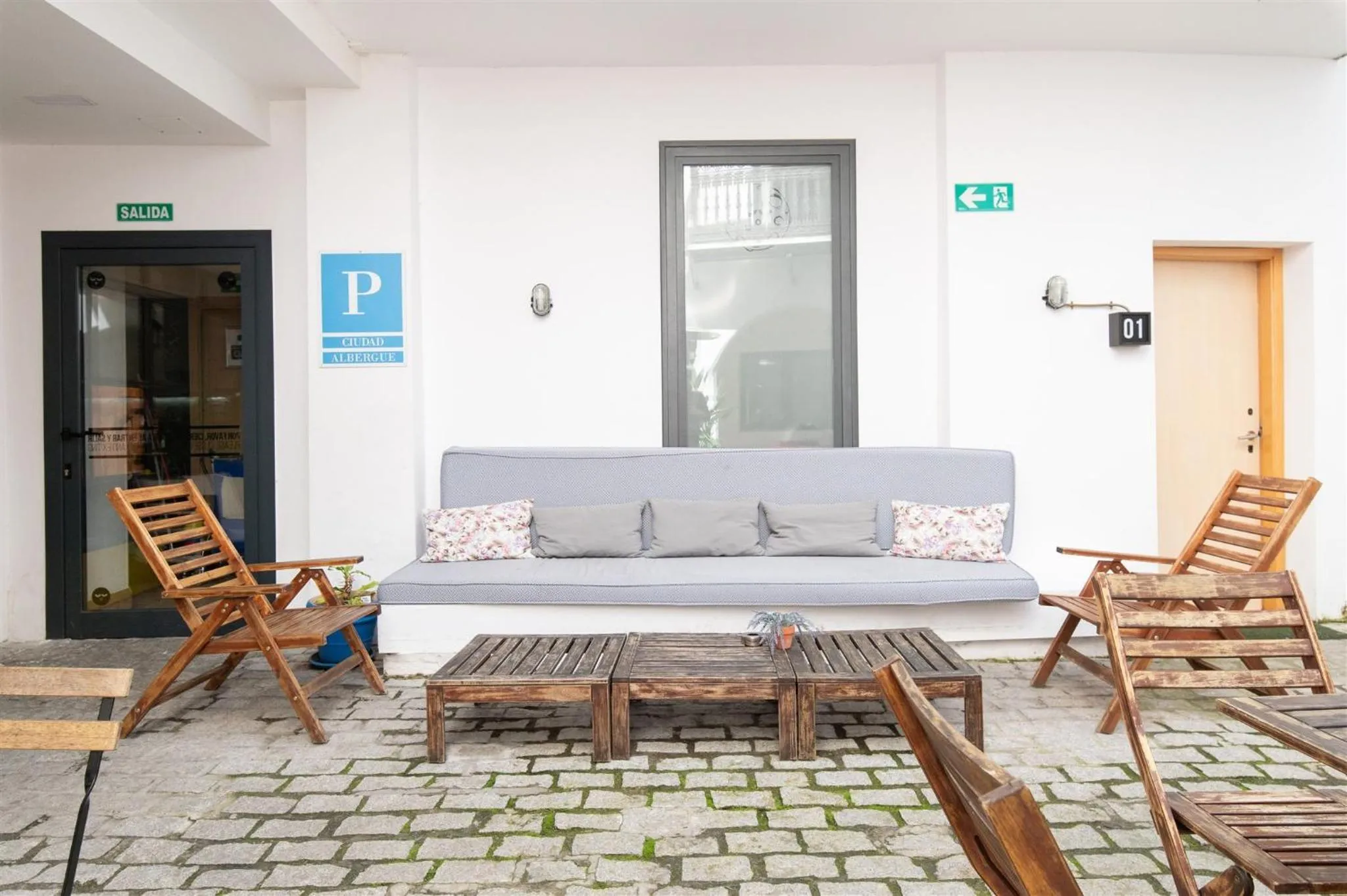 Patio in U-Sense For You Hostel Sevilla