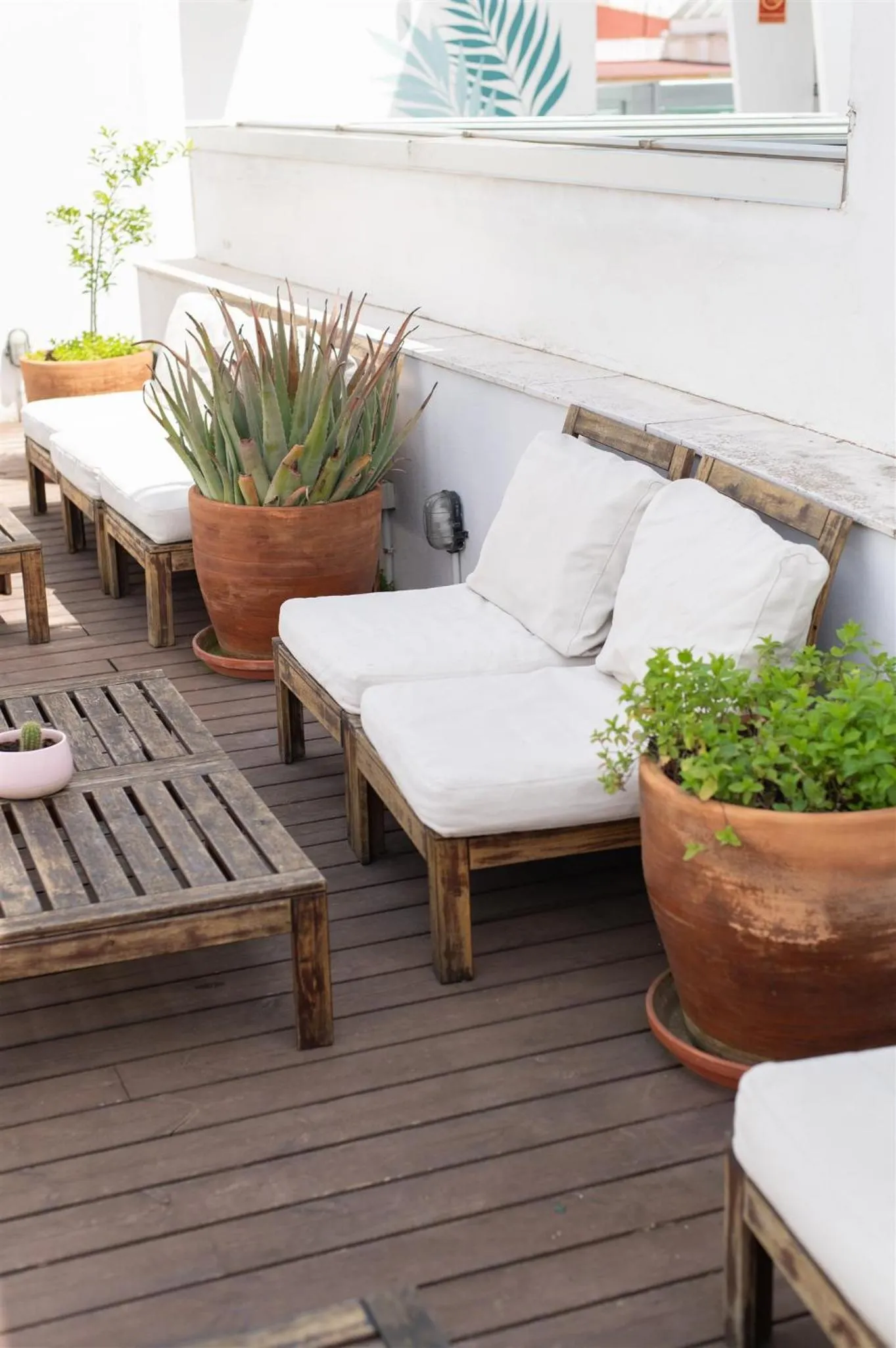 Balcony/Terrace in U-Sense For You Hostel Sevilla