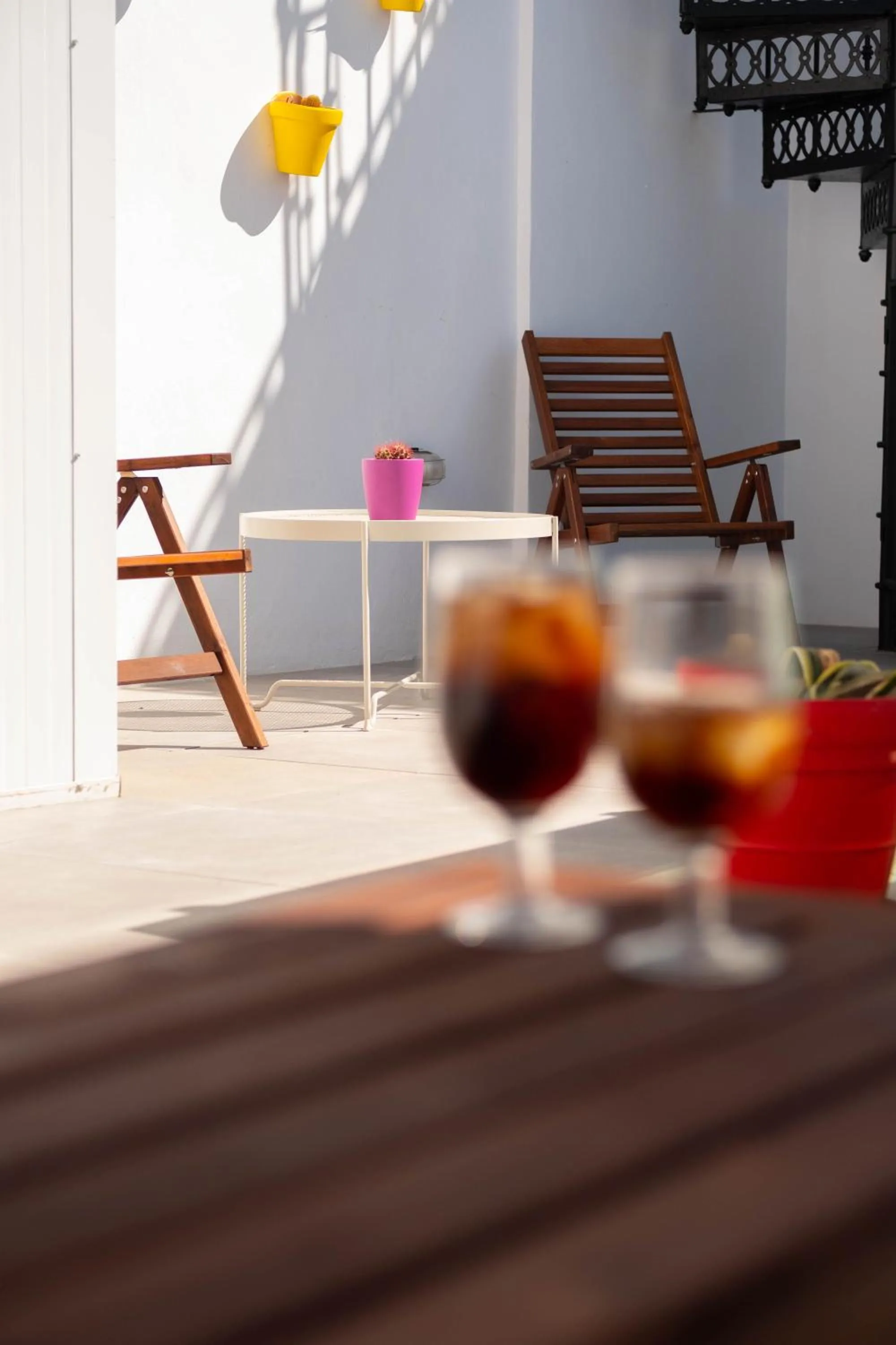 Balcony/Terrace in U-Sense For You Hostel Sevilla