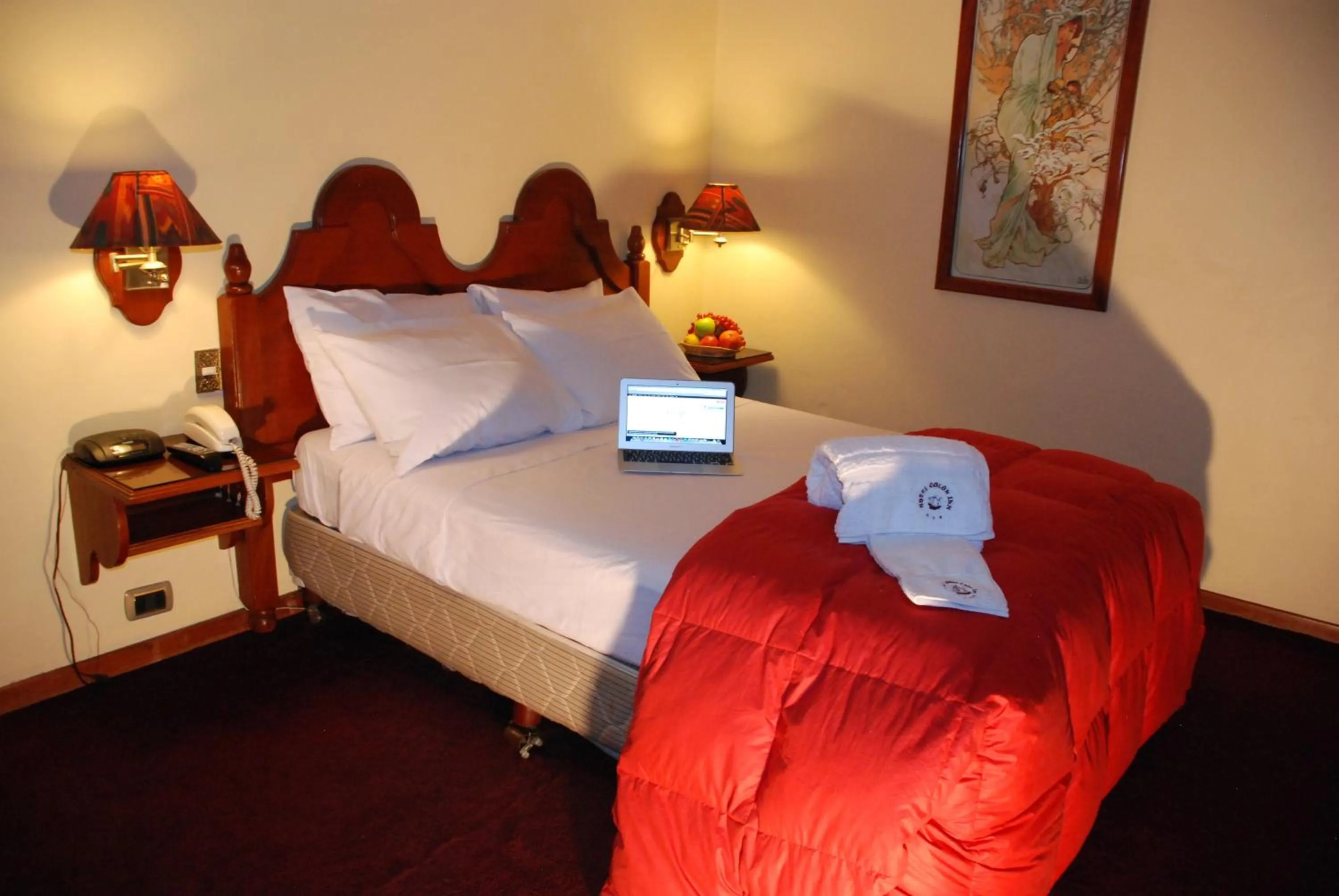 Bedroom, Bed in Hotel Casona Colon Inn