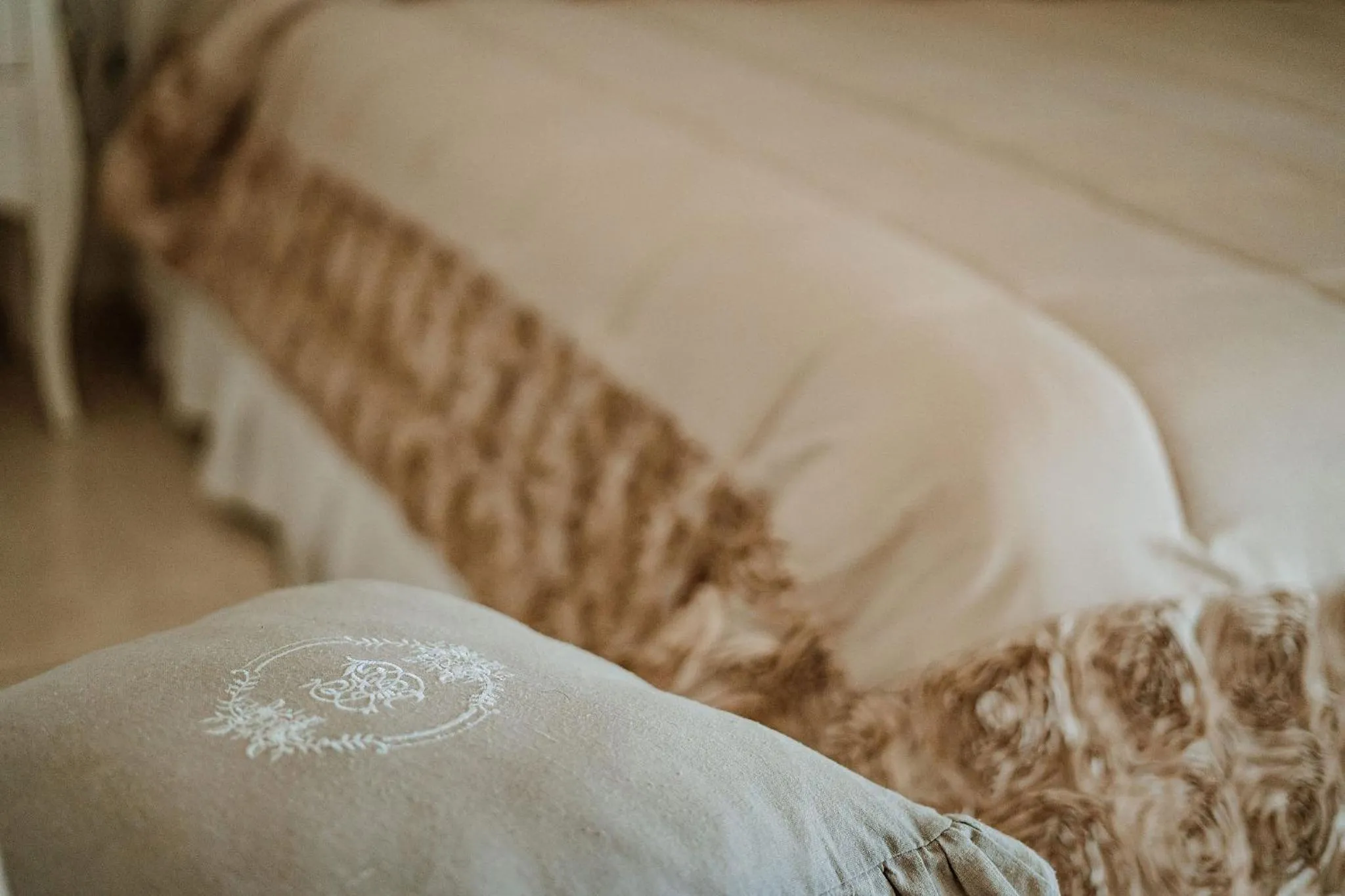 Bed in Hotel Pulicinu