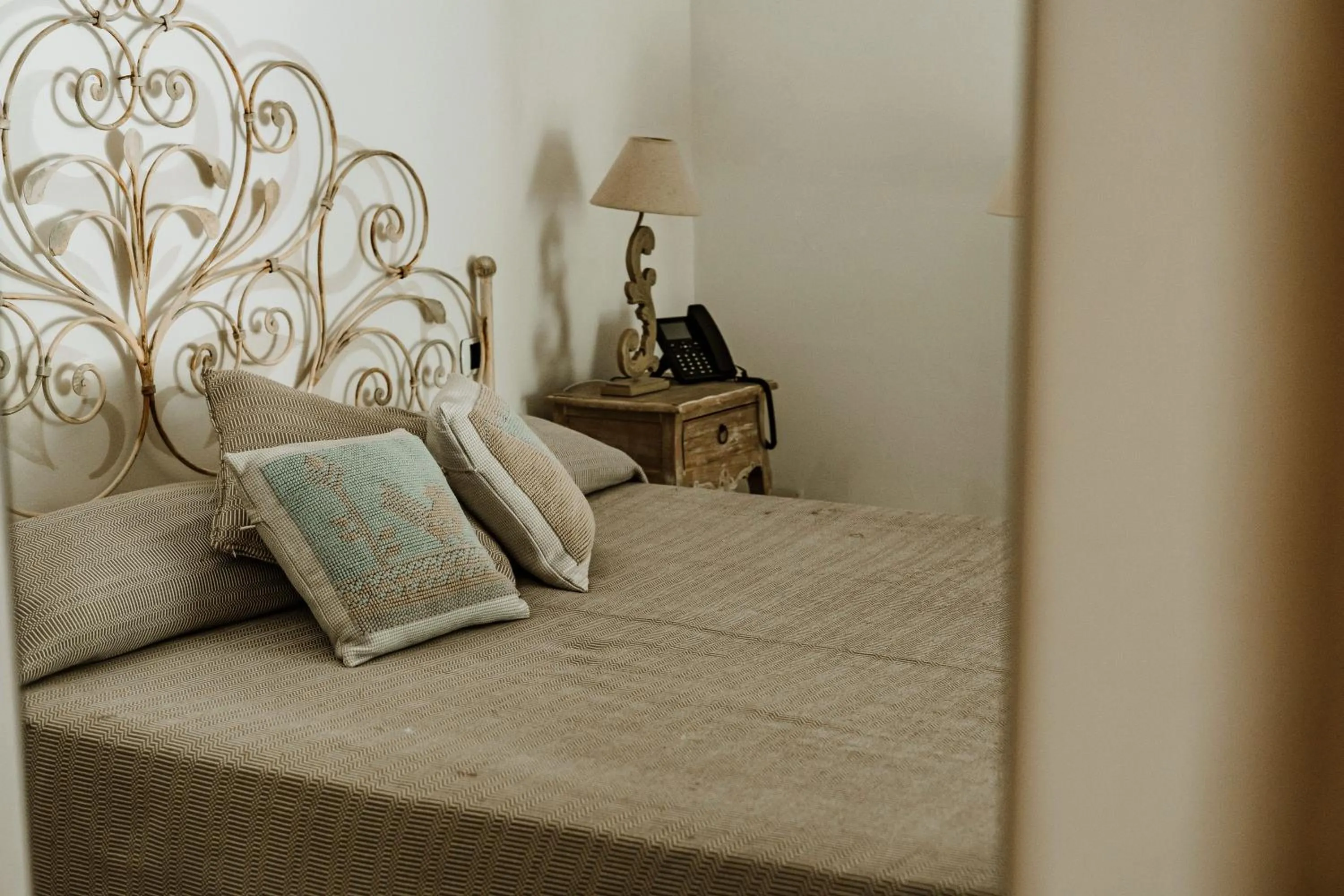 Bed in Hotel Pulicinu