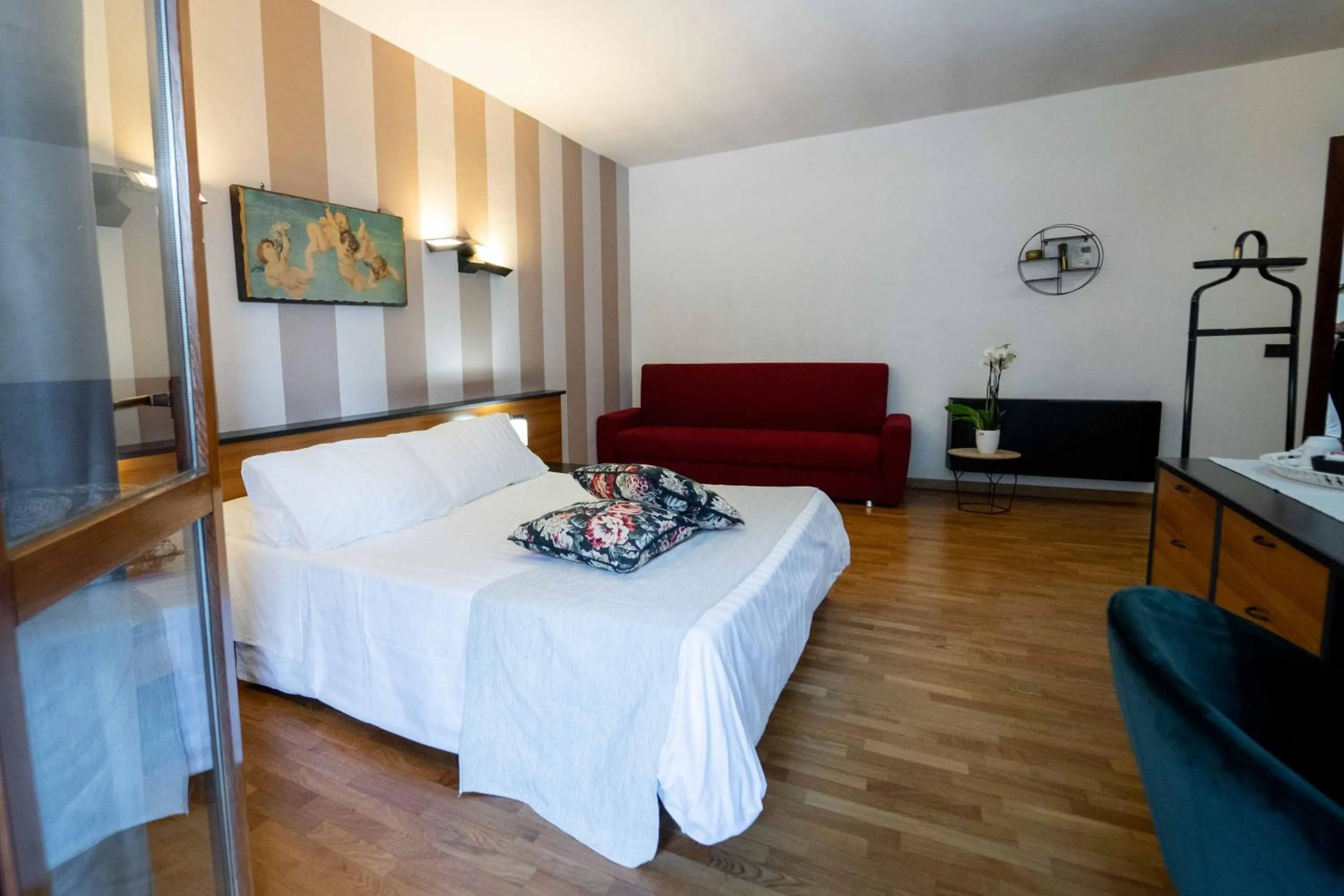 Bed in EcoHotel Ristorante Milano