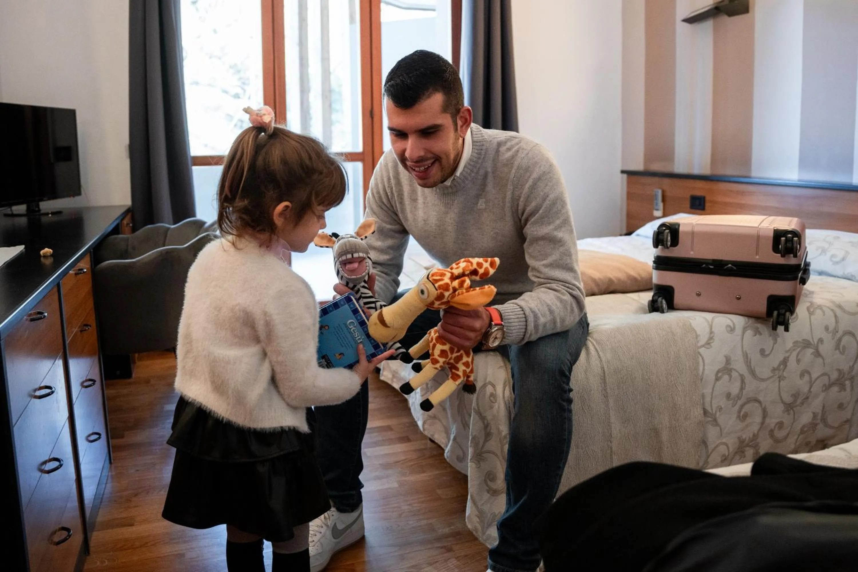 Bedroom in EcoHotel Ristorante Milano