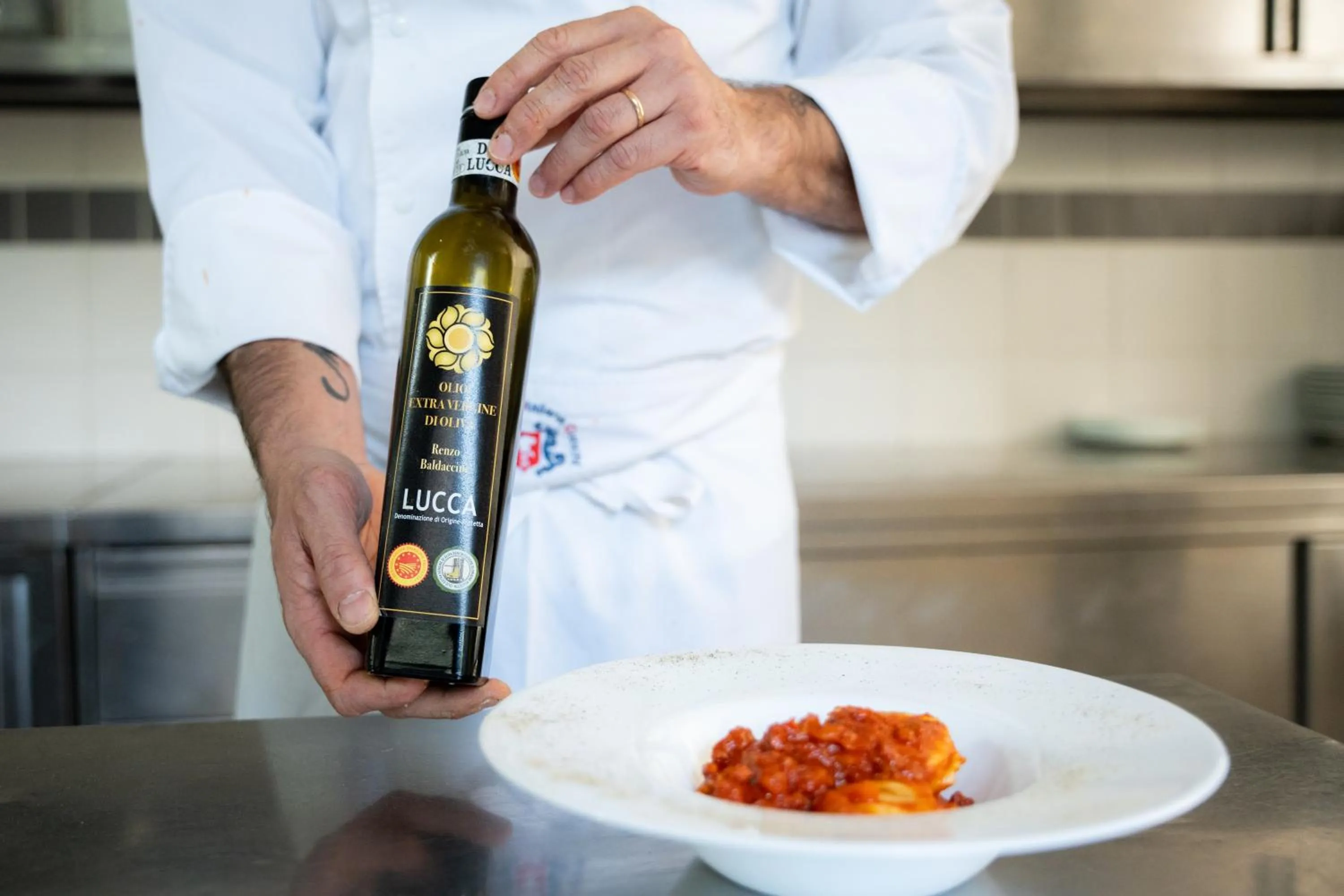 kitchen in EcoHotel Ristorante Milano