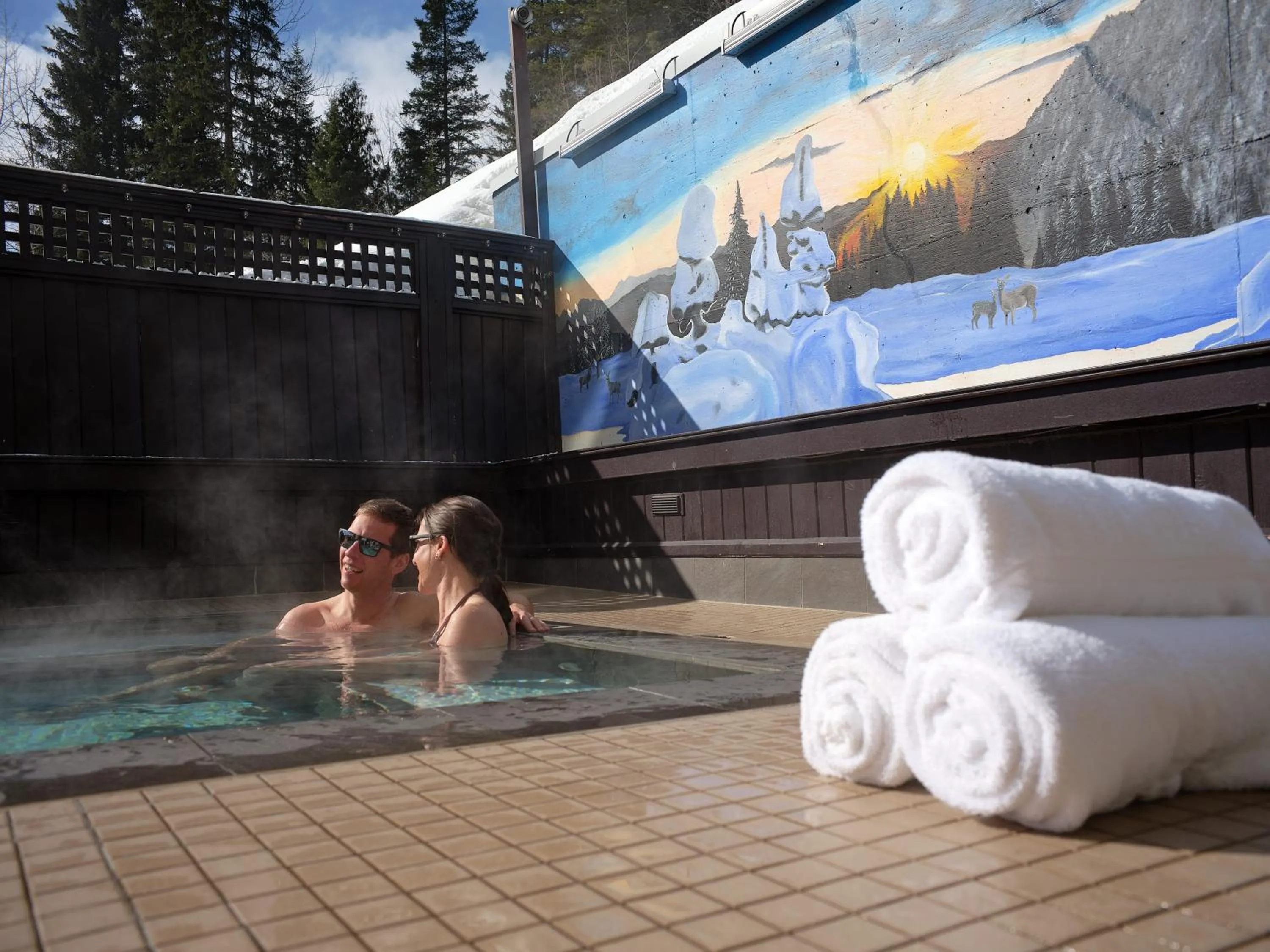 Hot Tub in Fernie Fox Hotel
