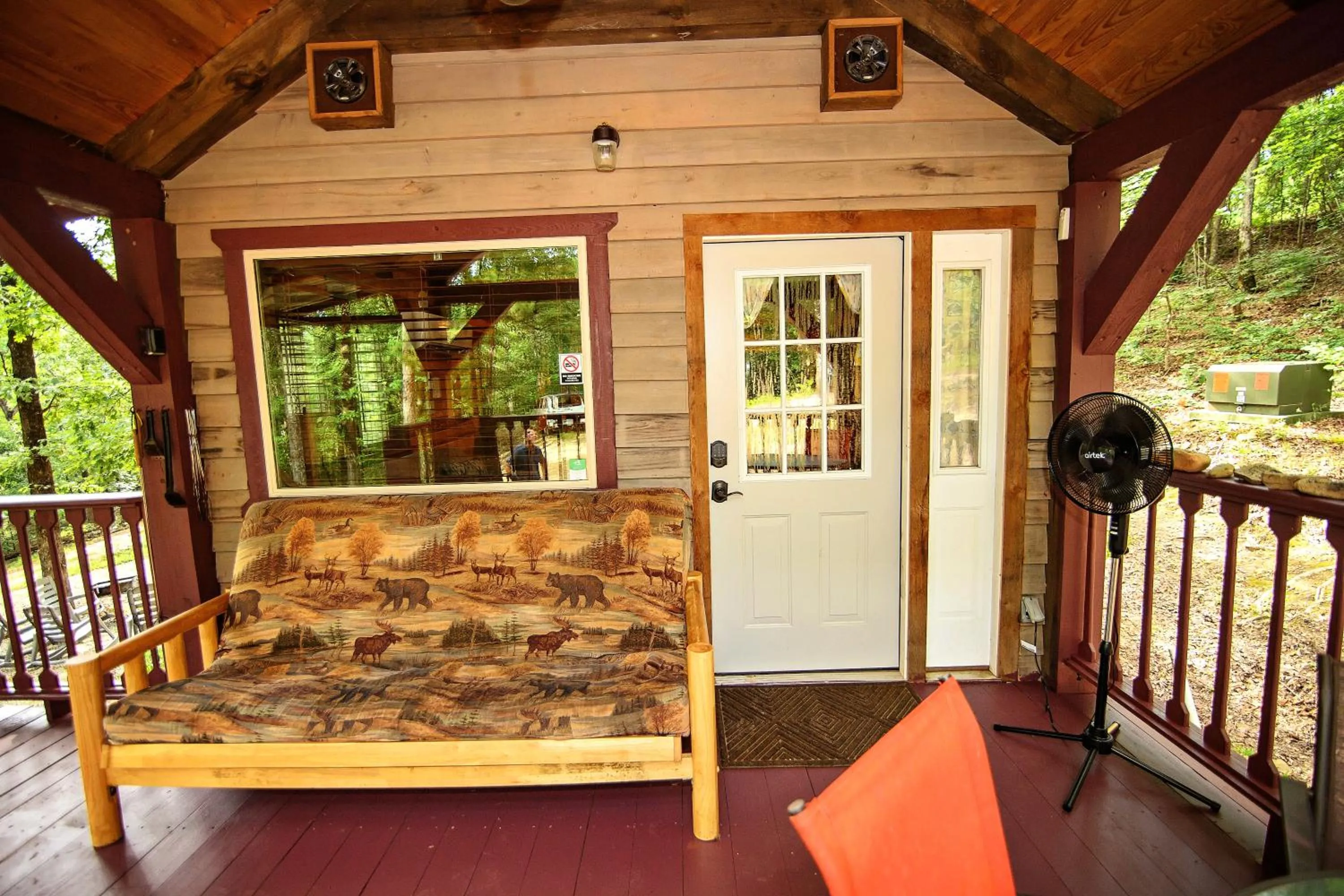 Facade/entrance in The Codex - Parker Creek Bend Cabins