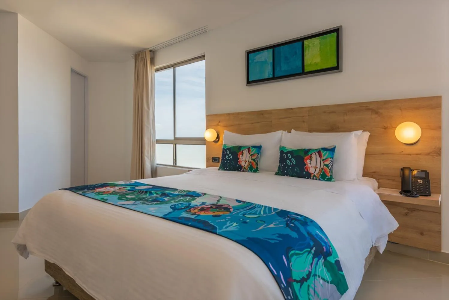 Bed in Hotel Regatta Cartagena