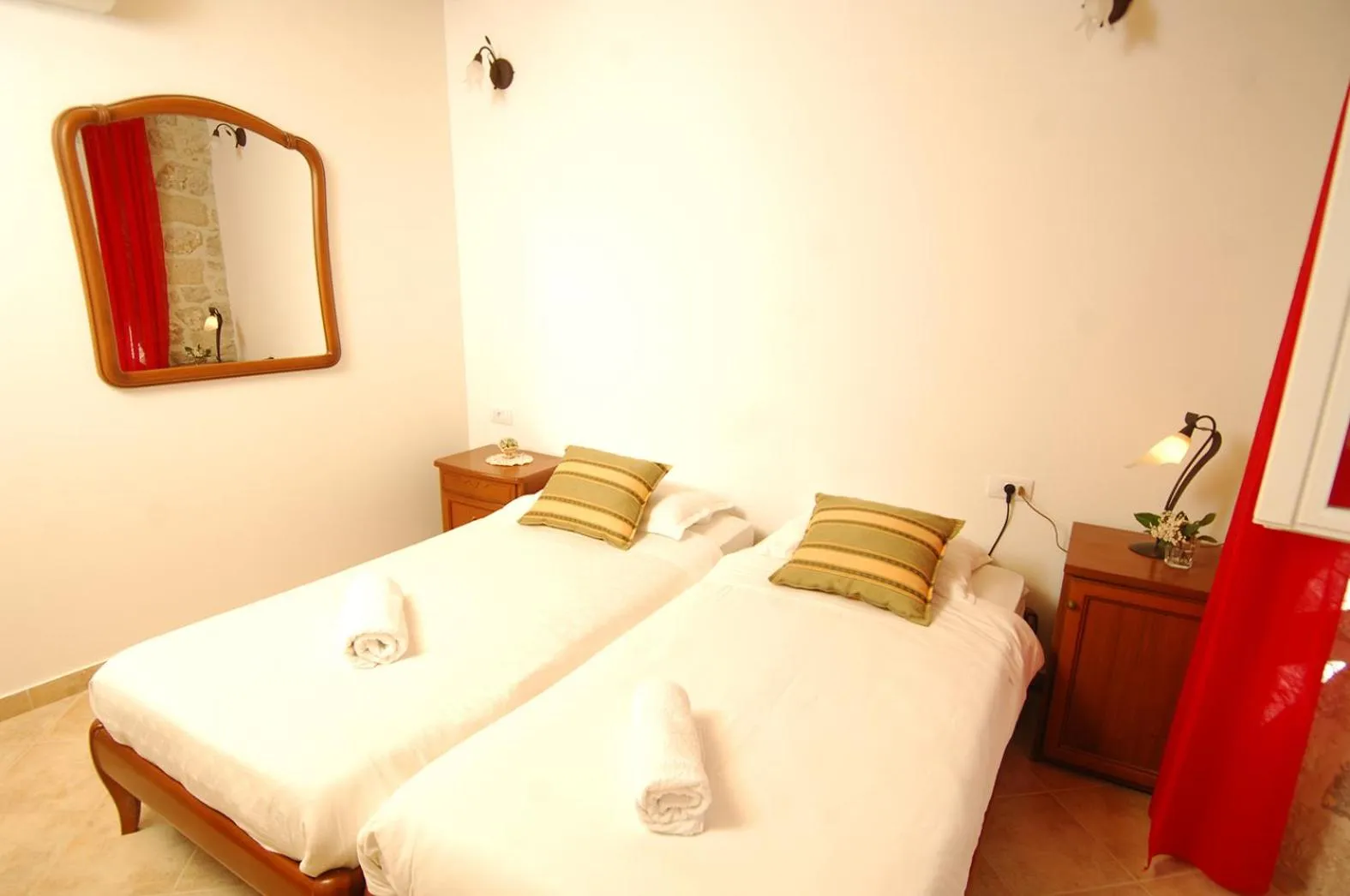 Bed in Villa Sigurata