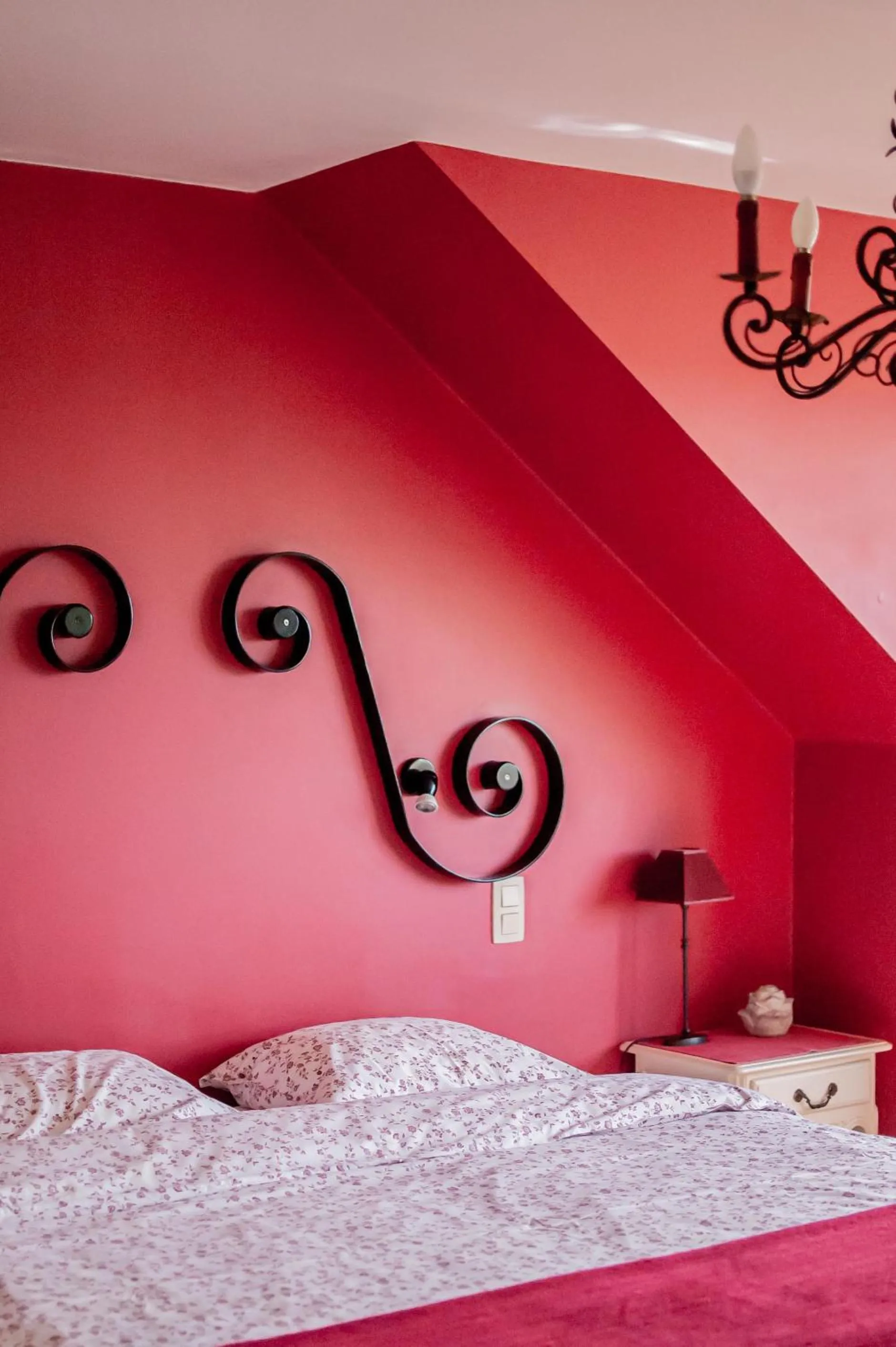 Bed in B&B Tuin der Zinnen