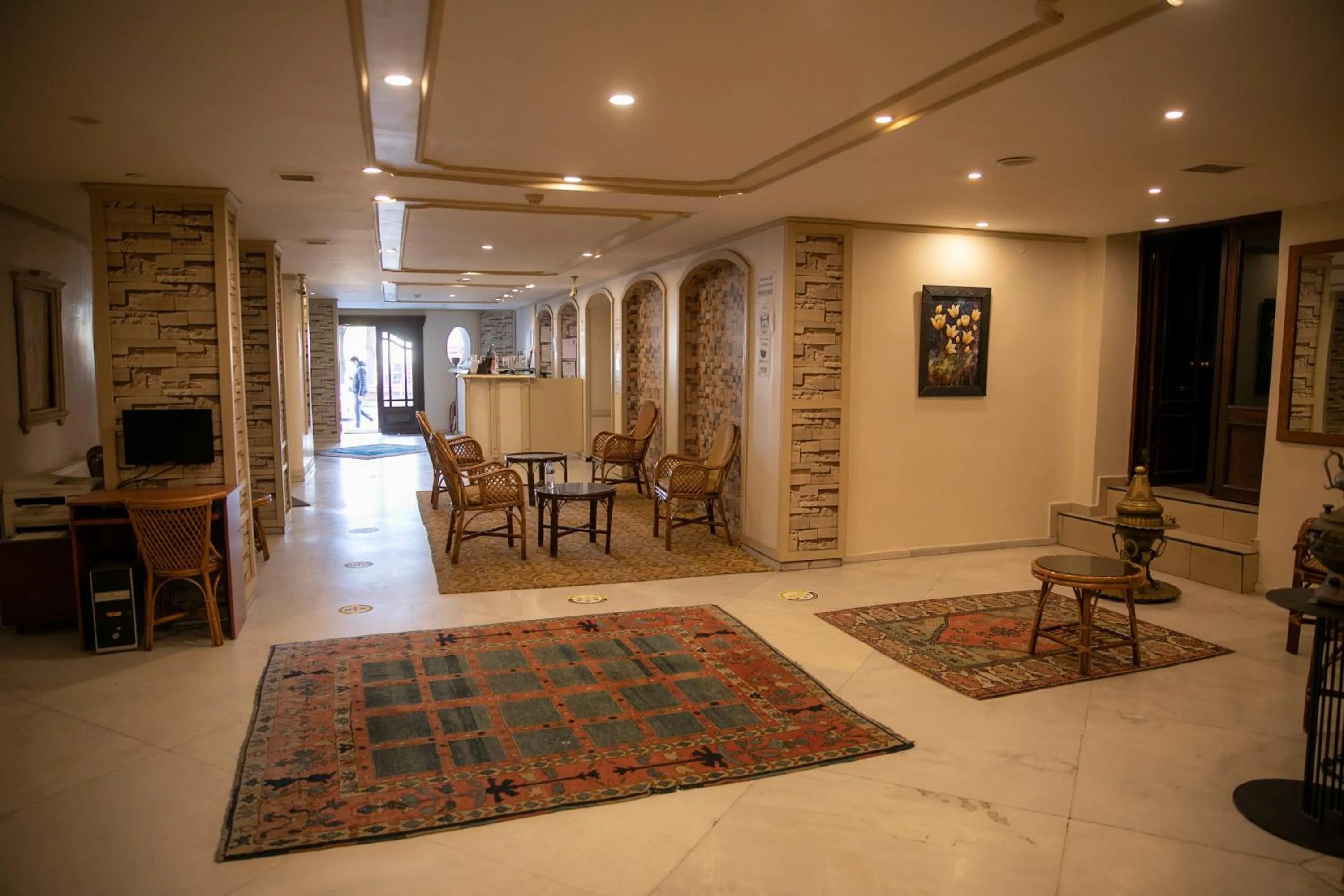 Lobby or reception in Hali Hotel