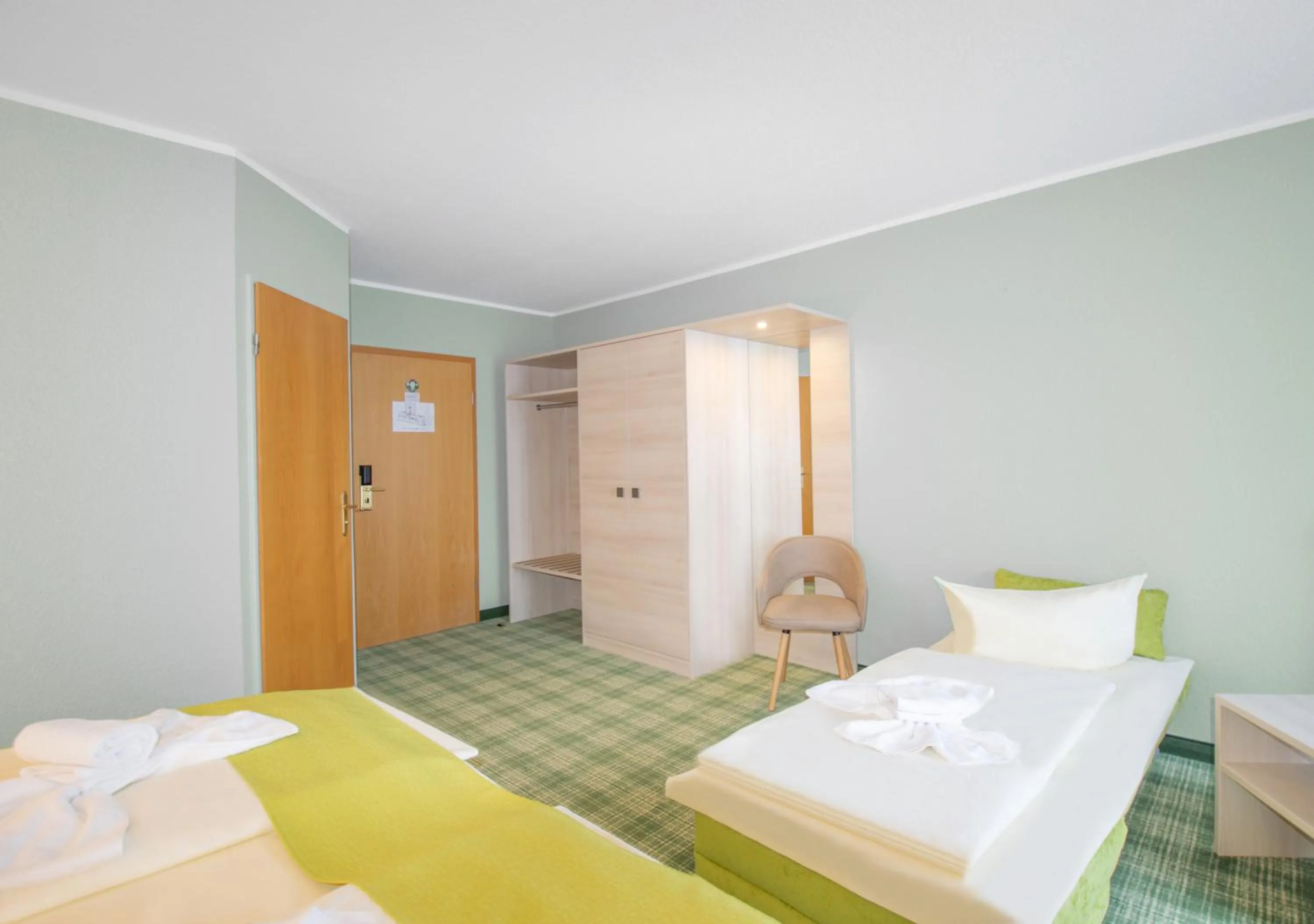 Photo of the whole room, Bed in Inselhotel Poel