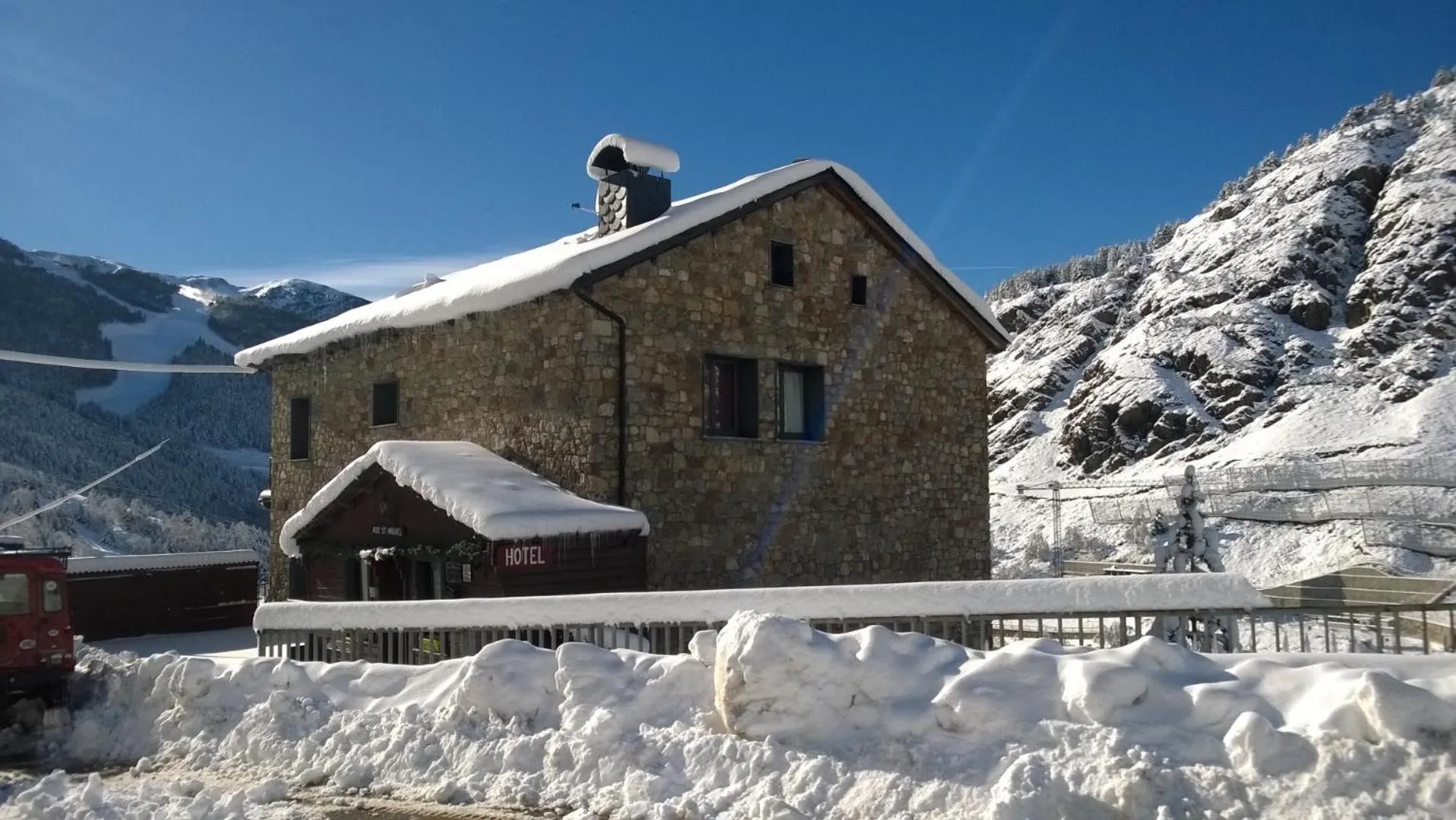 Property building in Hotel Roc de St Miquel & Apartment