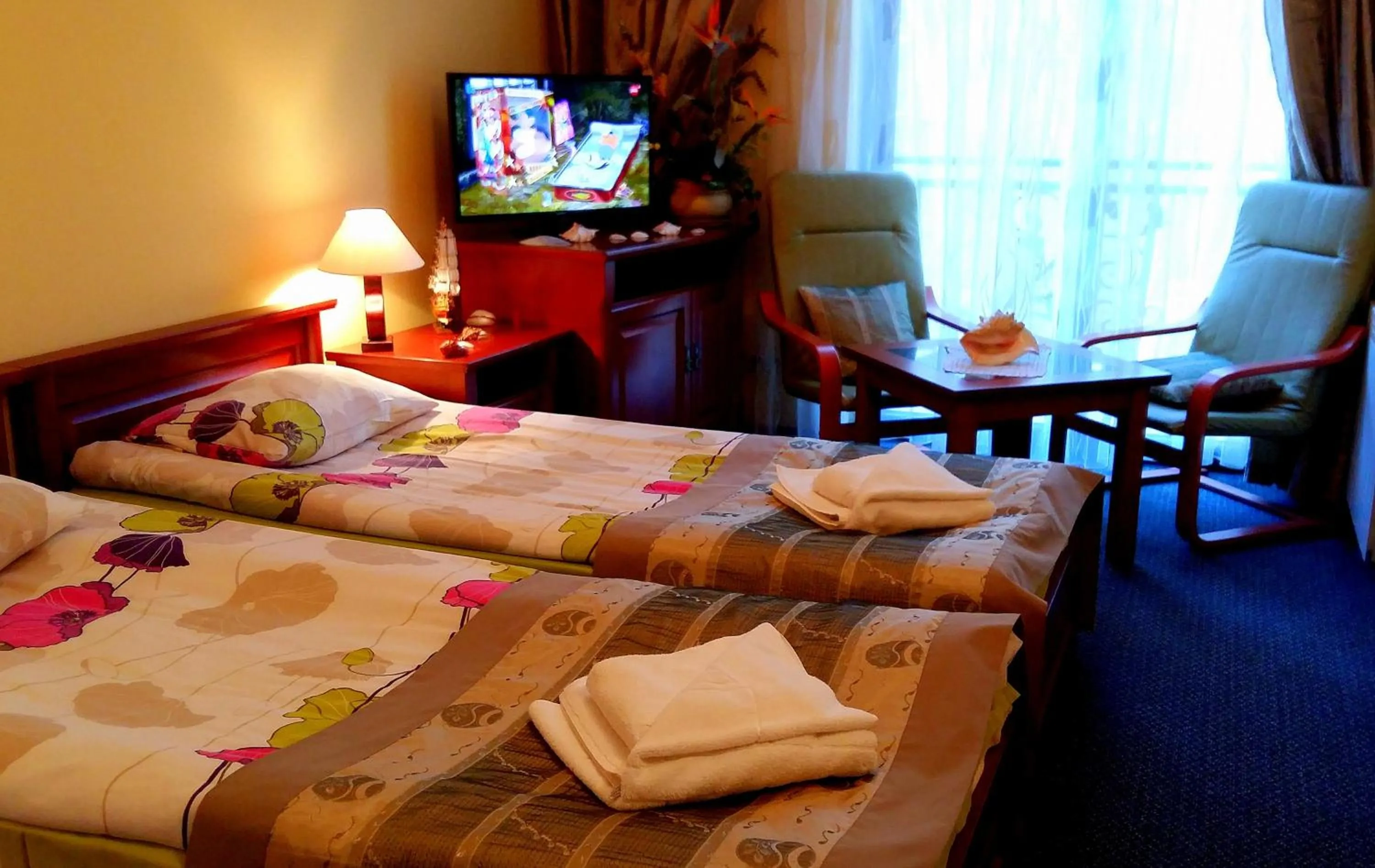 Bed in Hotel Spinaker