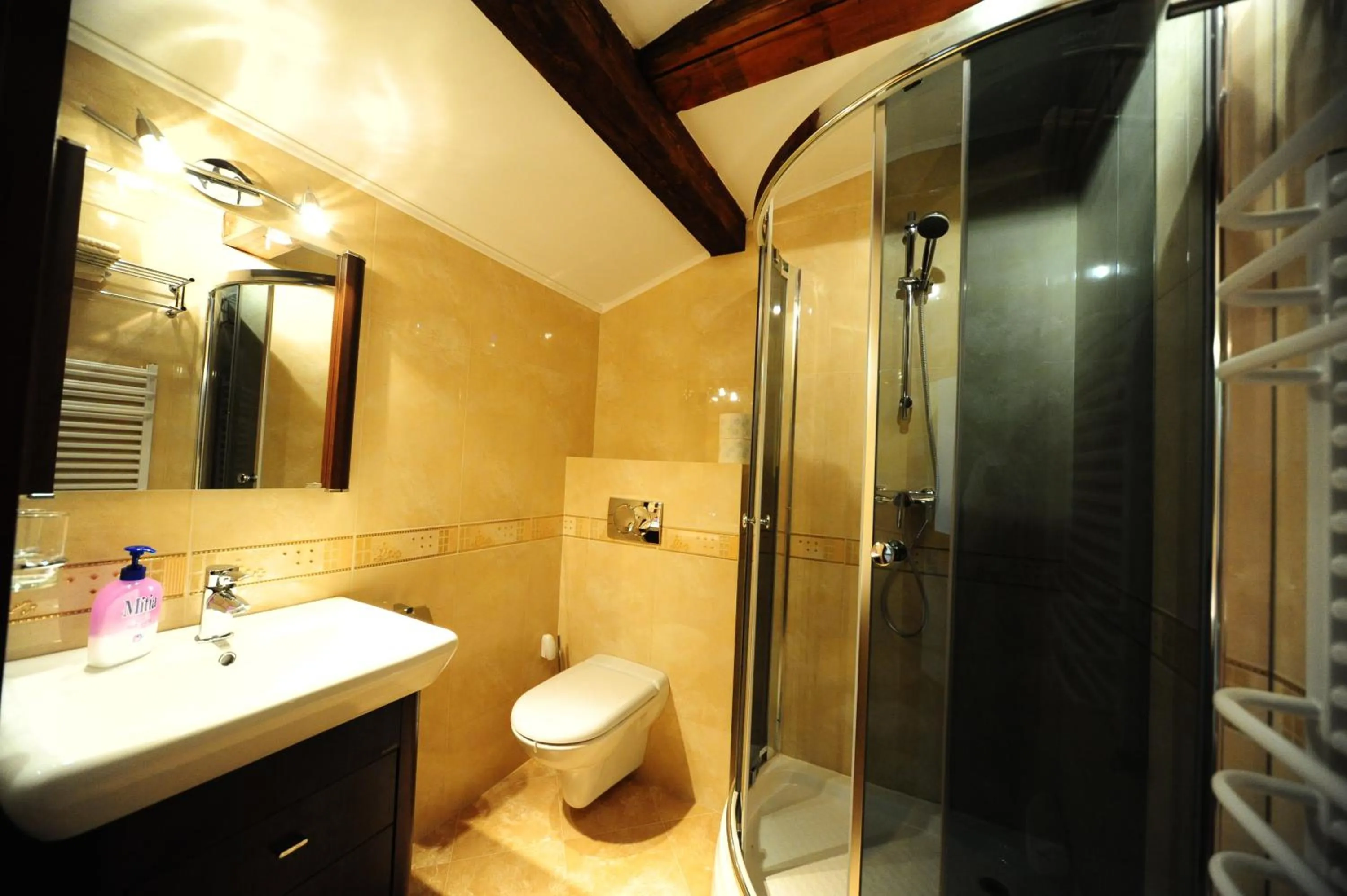 Shower in Hotel Spinaker