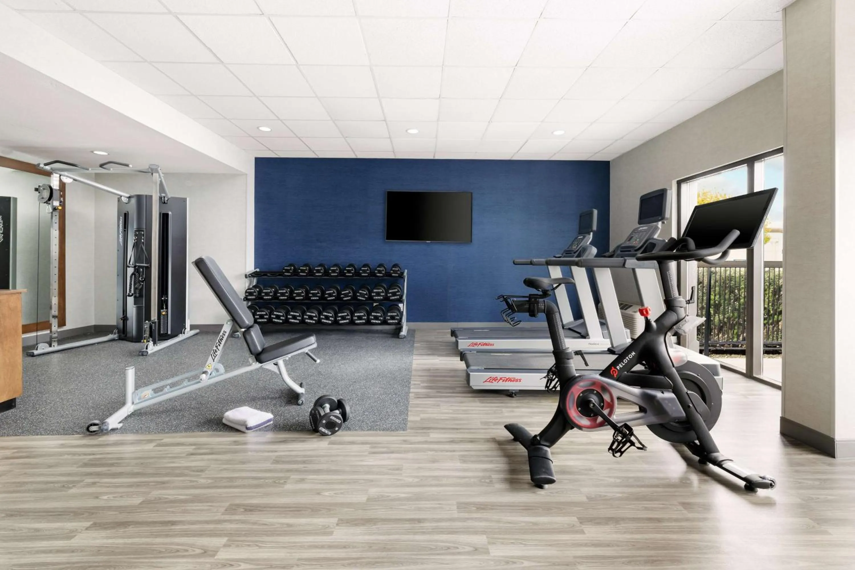 Fitness centre/facilities in Hampton Inn Laredo
