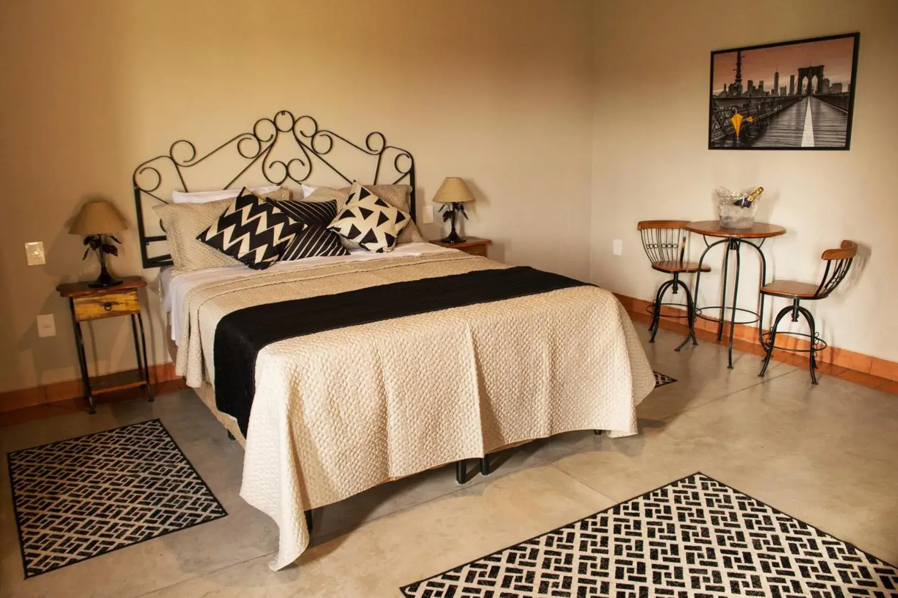 Deluxe Double Room with Bath in Pousada Estância das Montanhas Deluxe Double Room with Bath in Pousada Estância das Montanhas