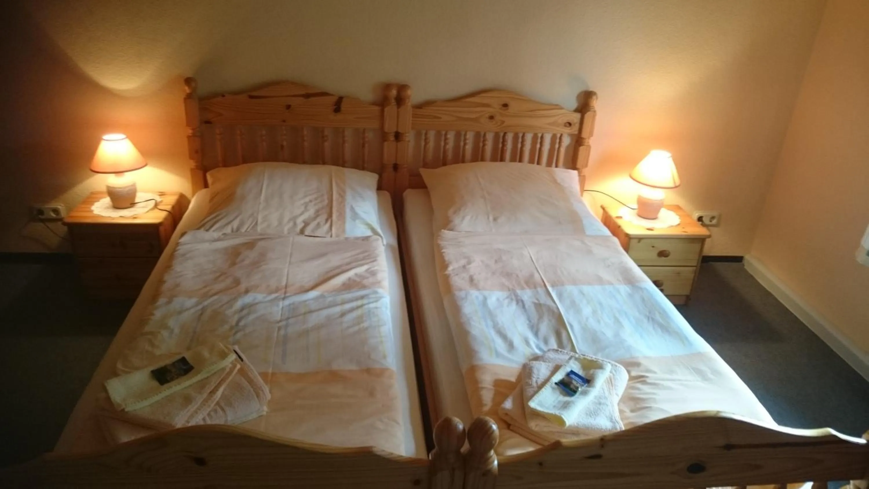 Bed in Gaststätte und Pension Felsenthal