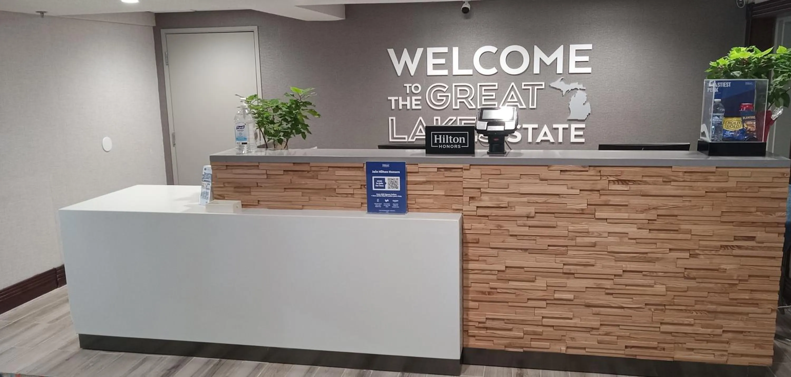 Lobby or reception in Hampton Inn Birch Run
