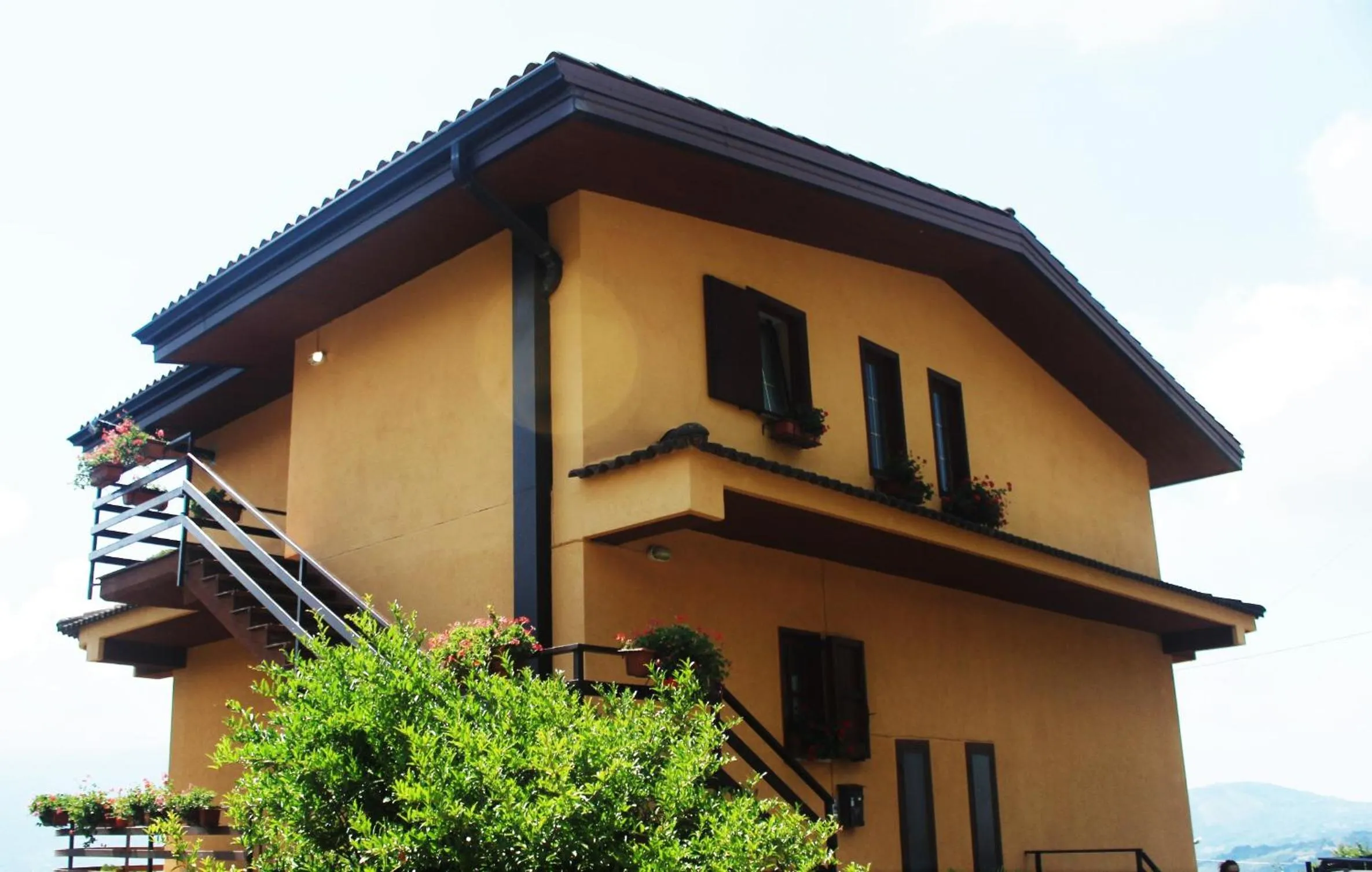 Property building in mansarda fiorita