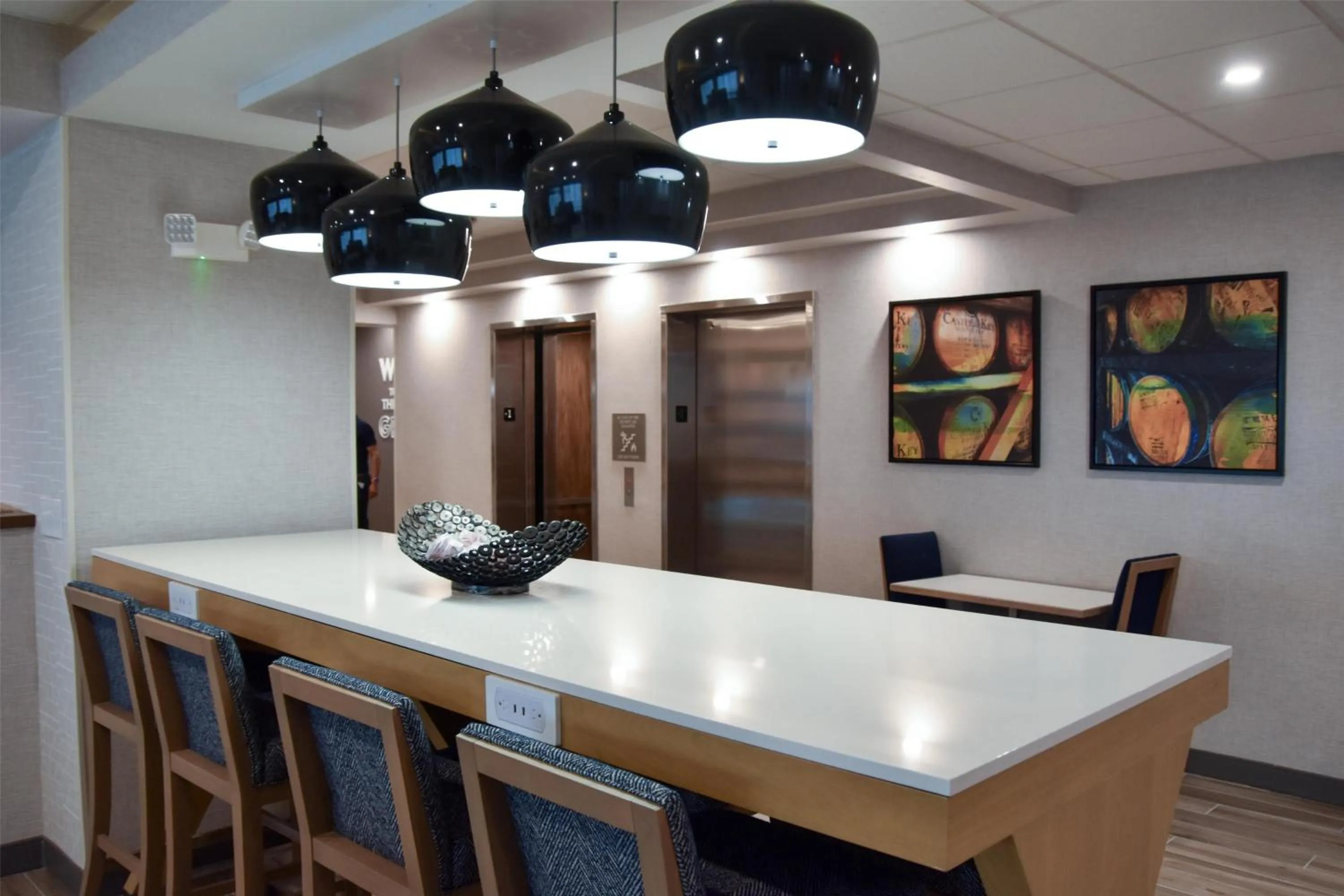 Lobby or reception in Hampton Inn Frankfort