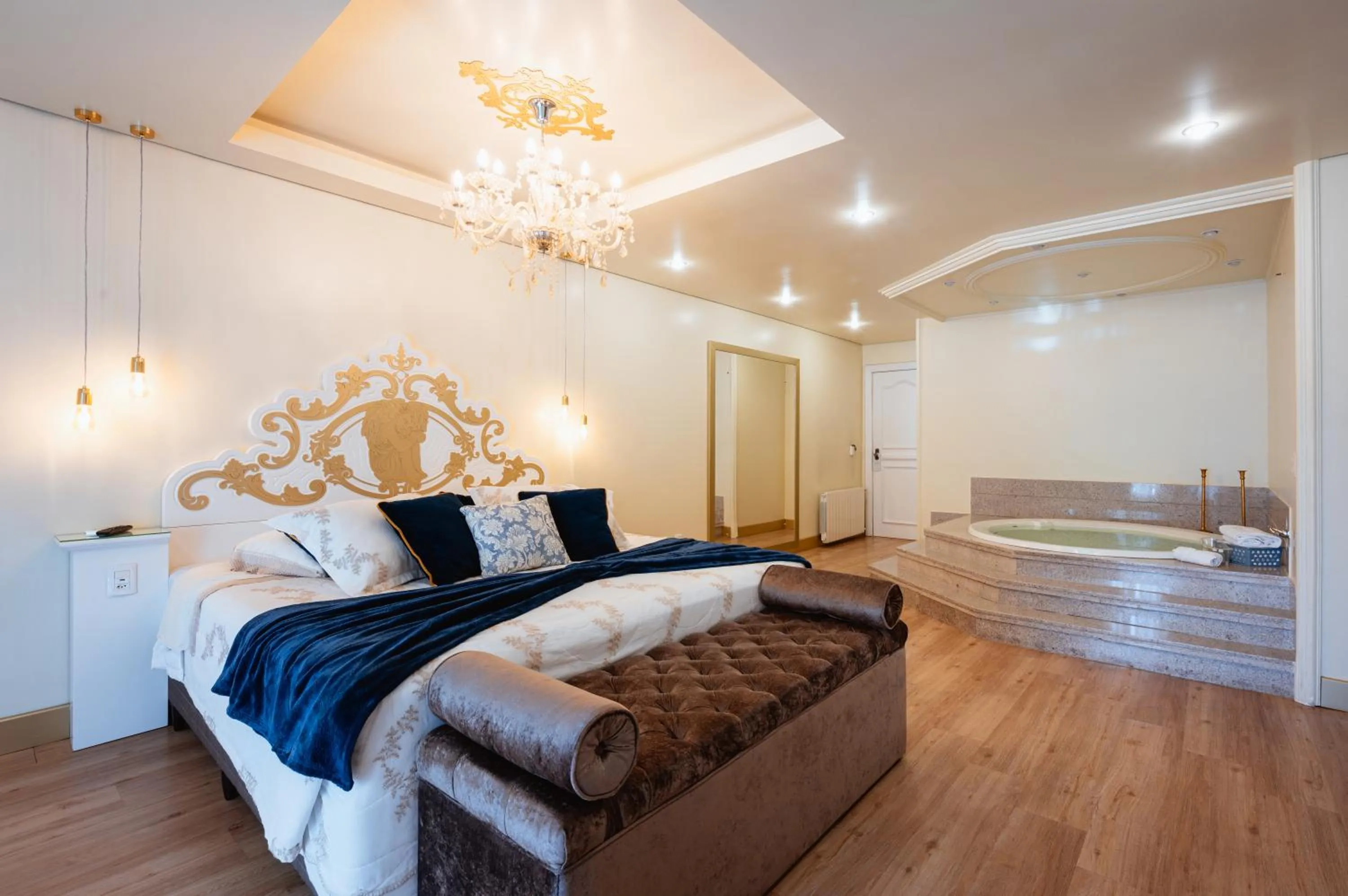 Bed in Pousada dos Anjos