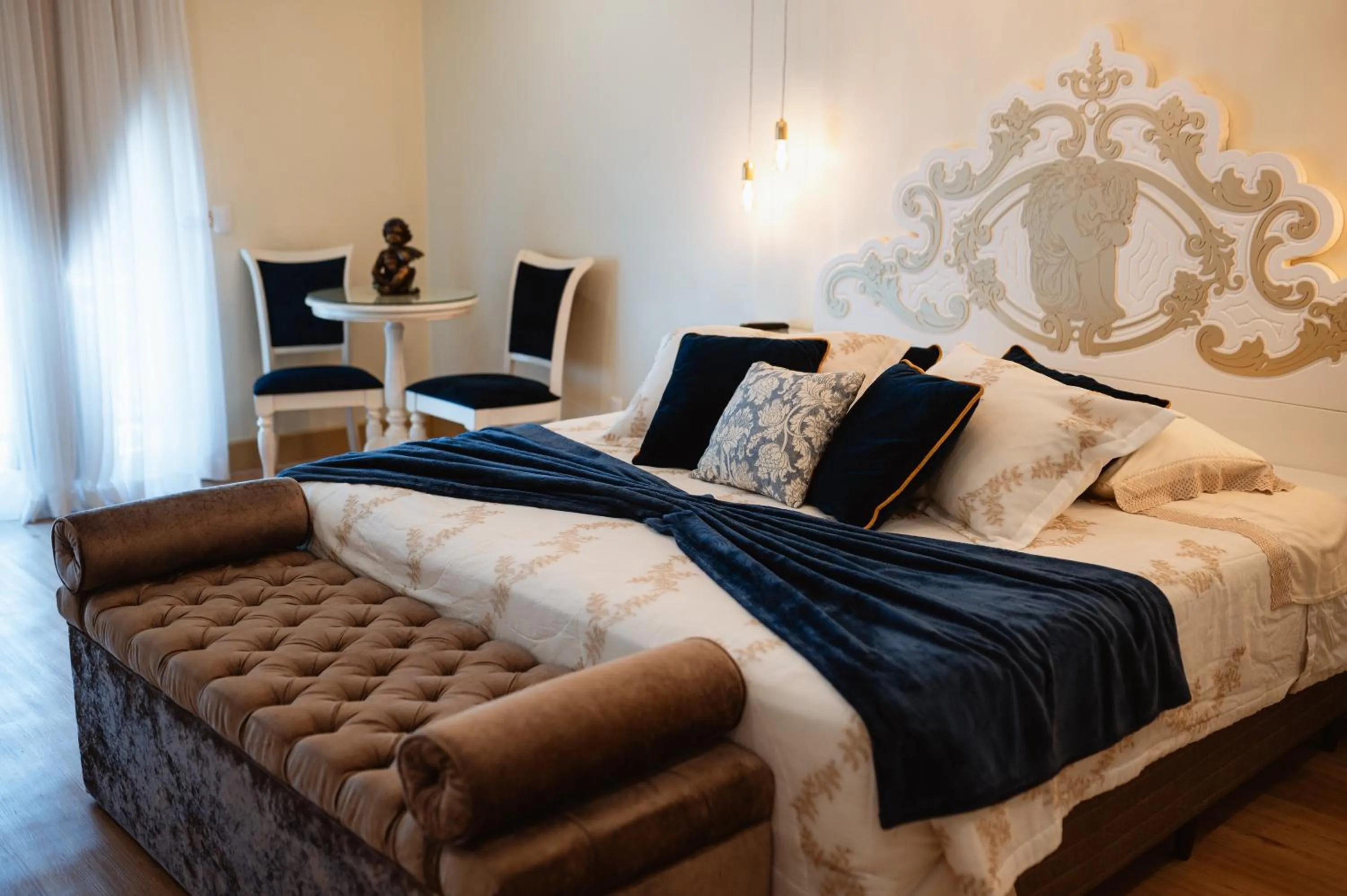 Bed in Pousada dos Anjos