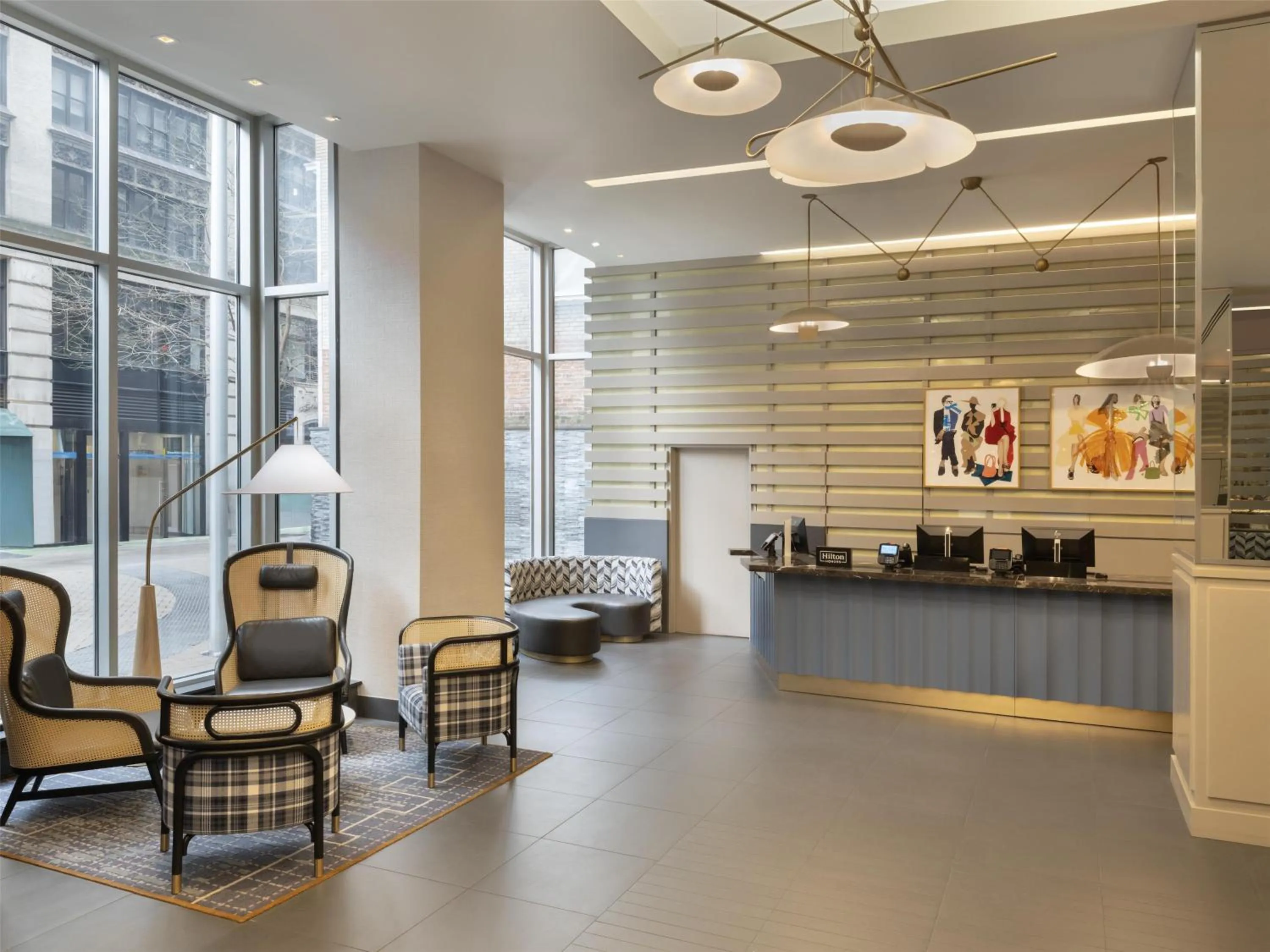 Lobby or reception in Hilton New York Fashion District