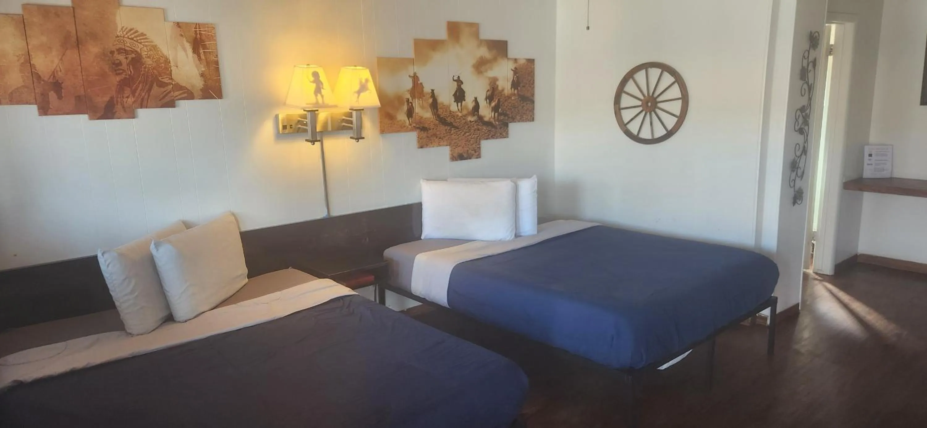 Bed in Brad's Desert Inn