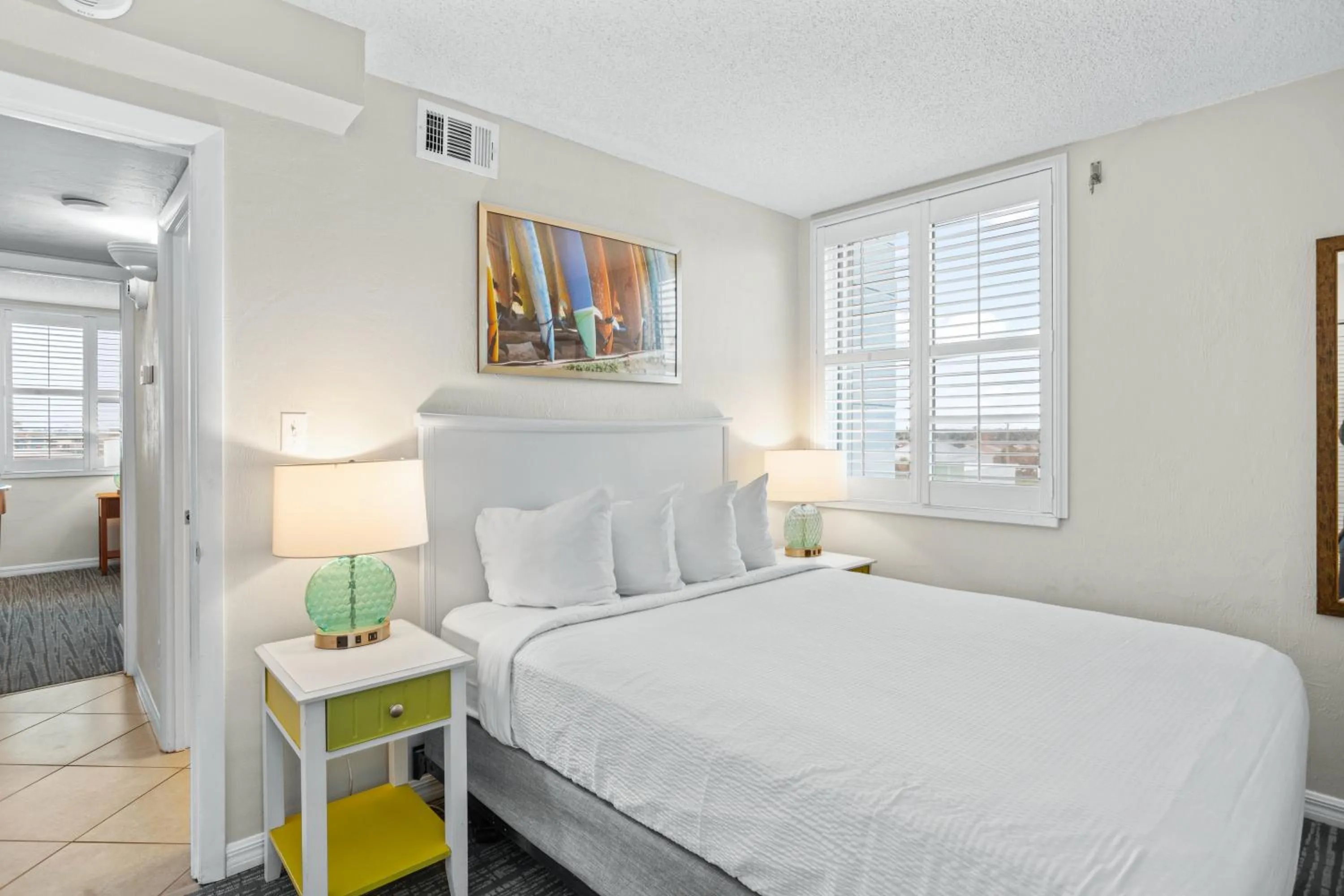 Bed in Tropic Sun Towers