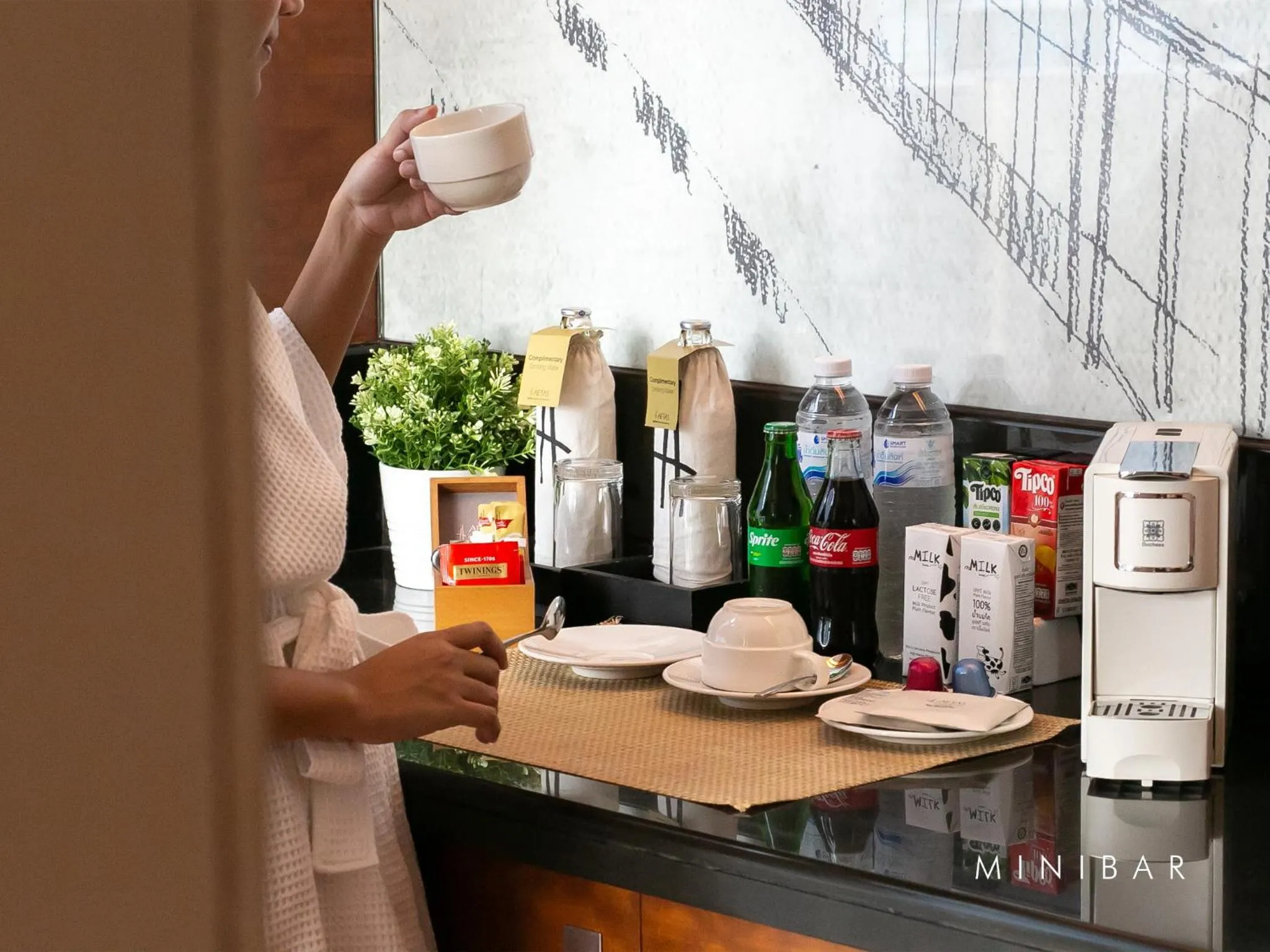 minibar in AETAS lumpini