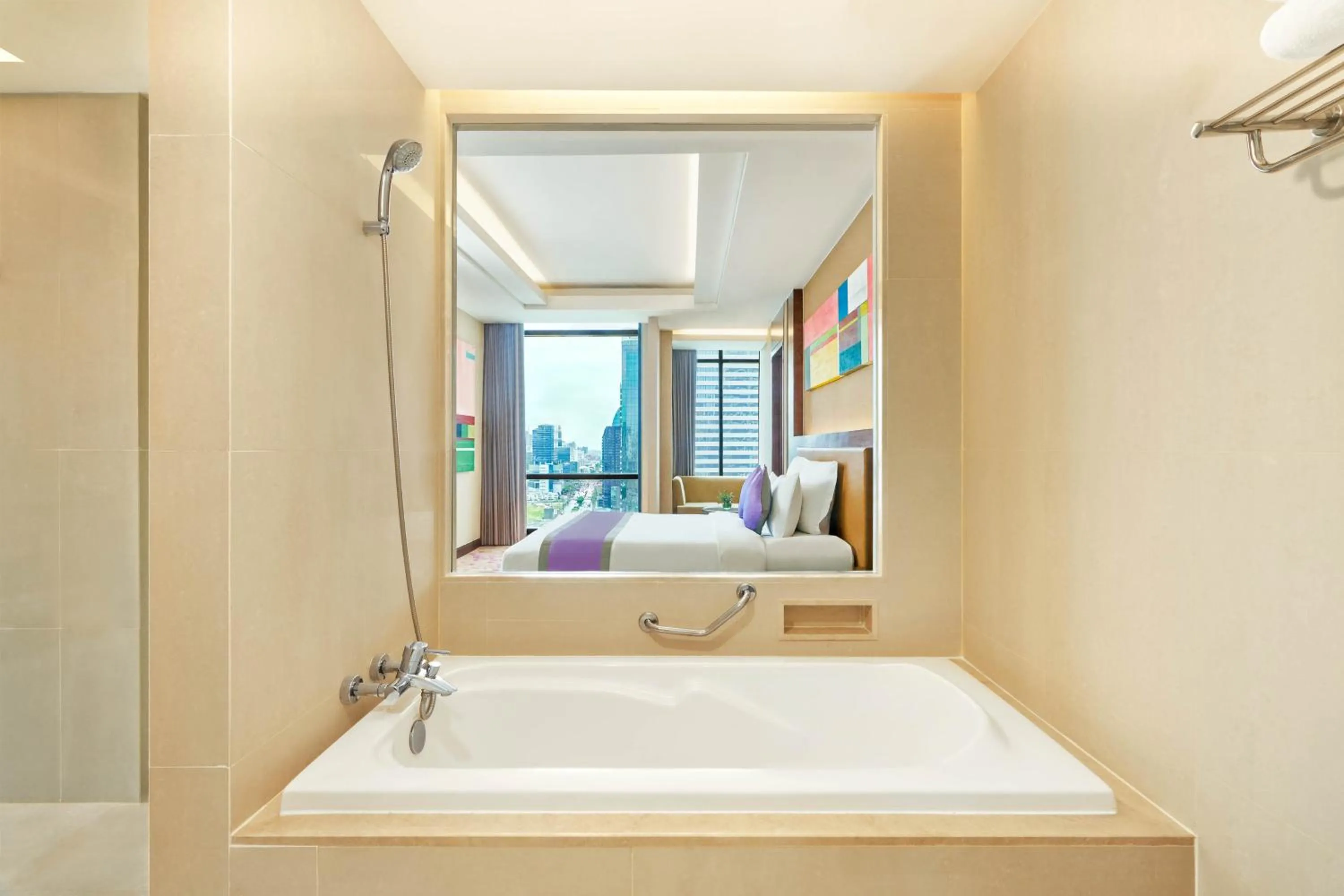 Bathroom, Bed in AETAS lumpini