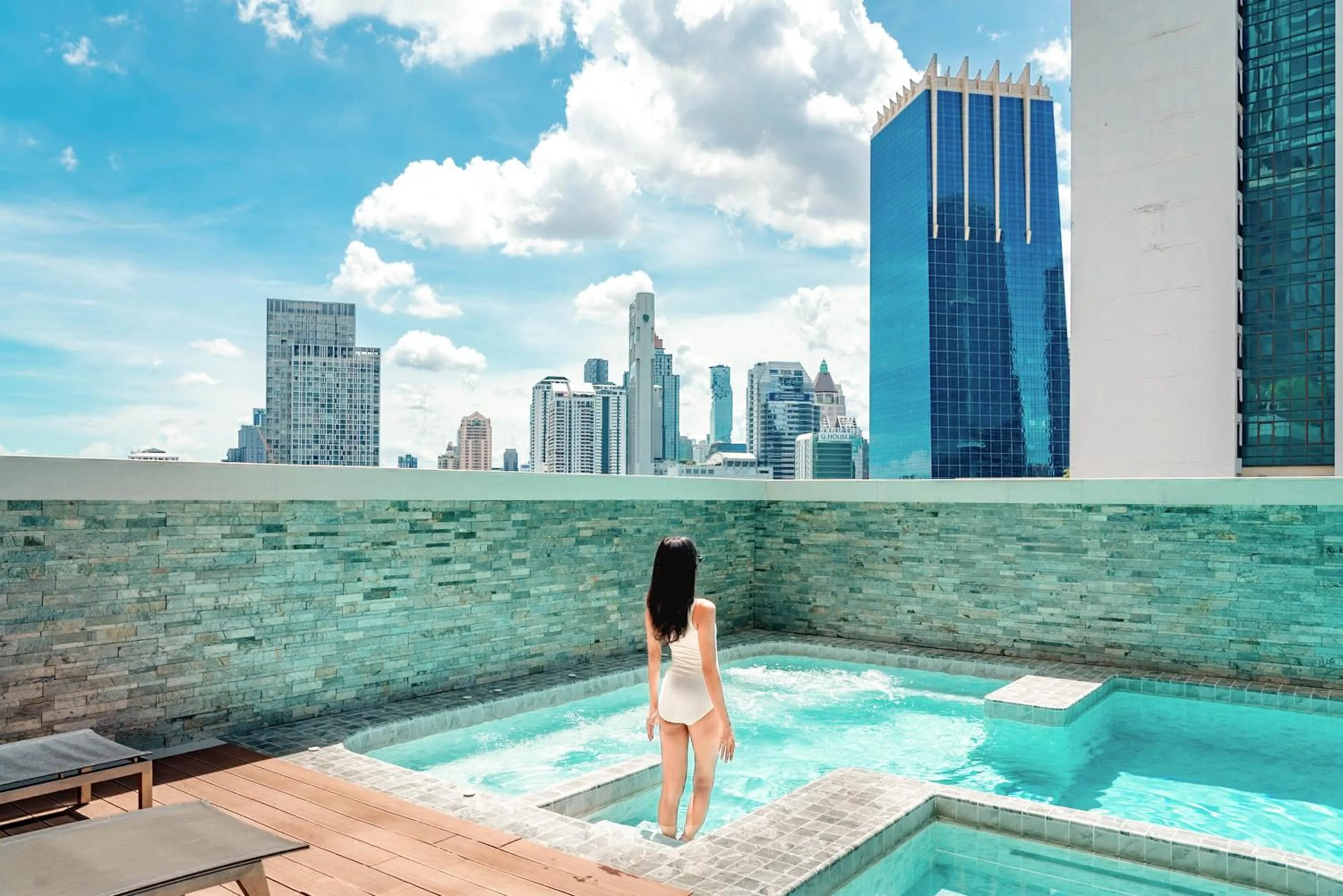 Swimming pool in AETAS lumpini