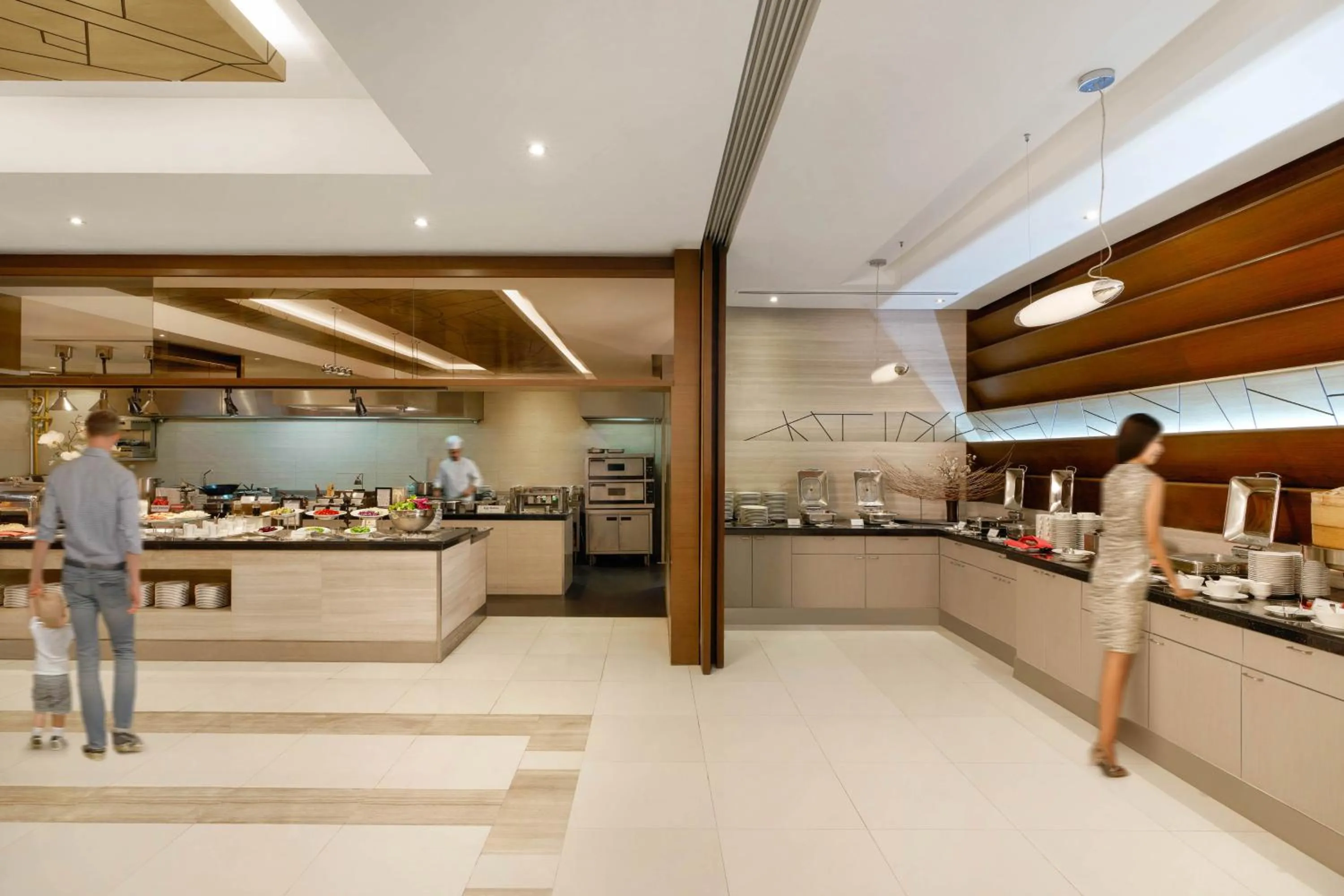 Buffet breakfast in AETAS lumpini