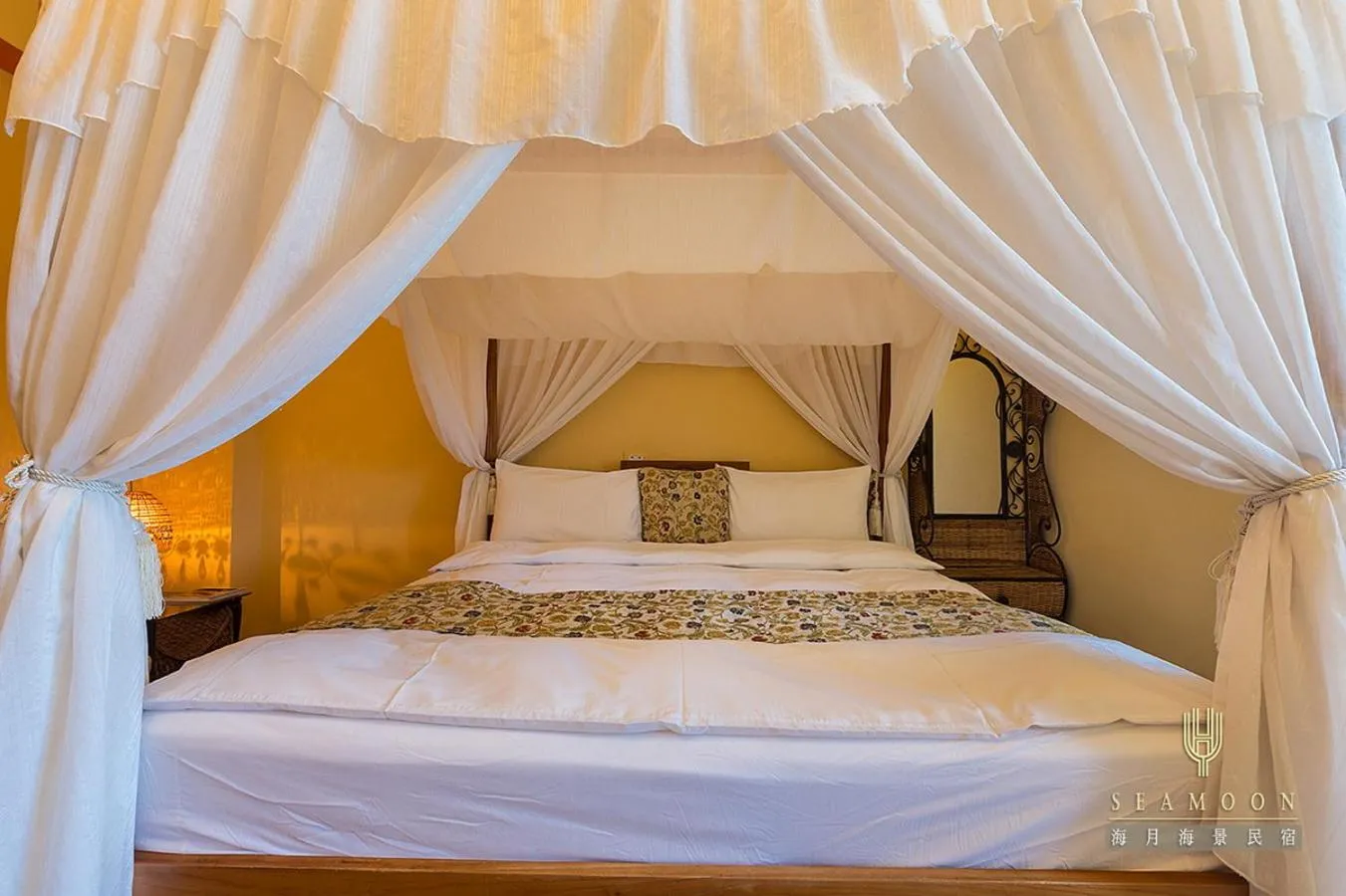 Bed in Hai Yue Homestay