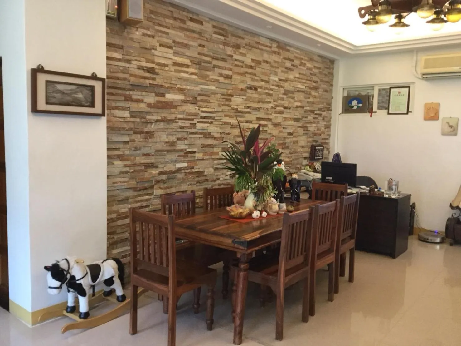 Living room in Hai Yue Homestay