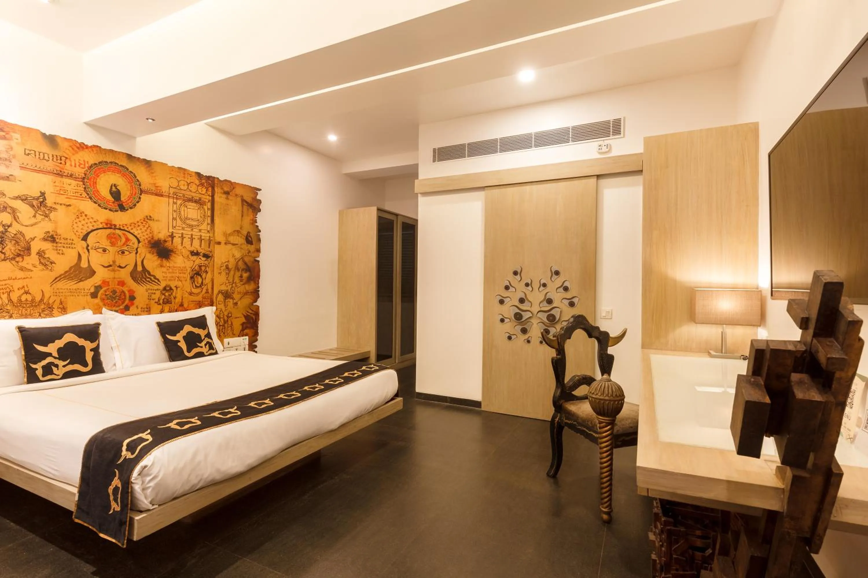 Bed in Le Sutra Hotel, Khar, Mumbai