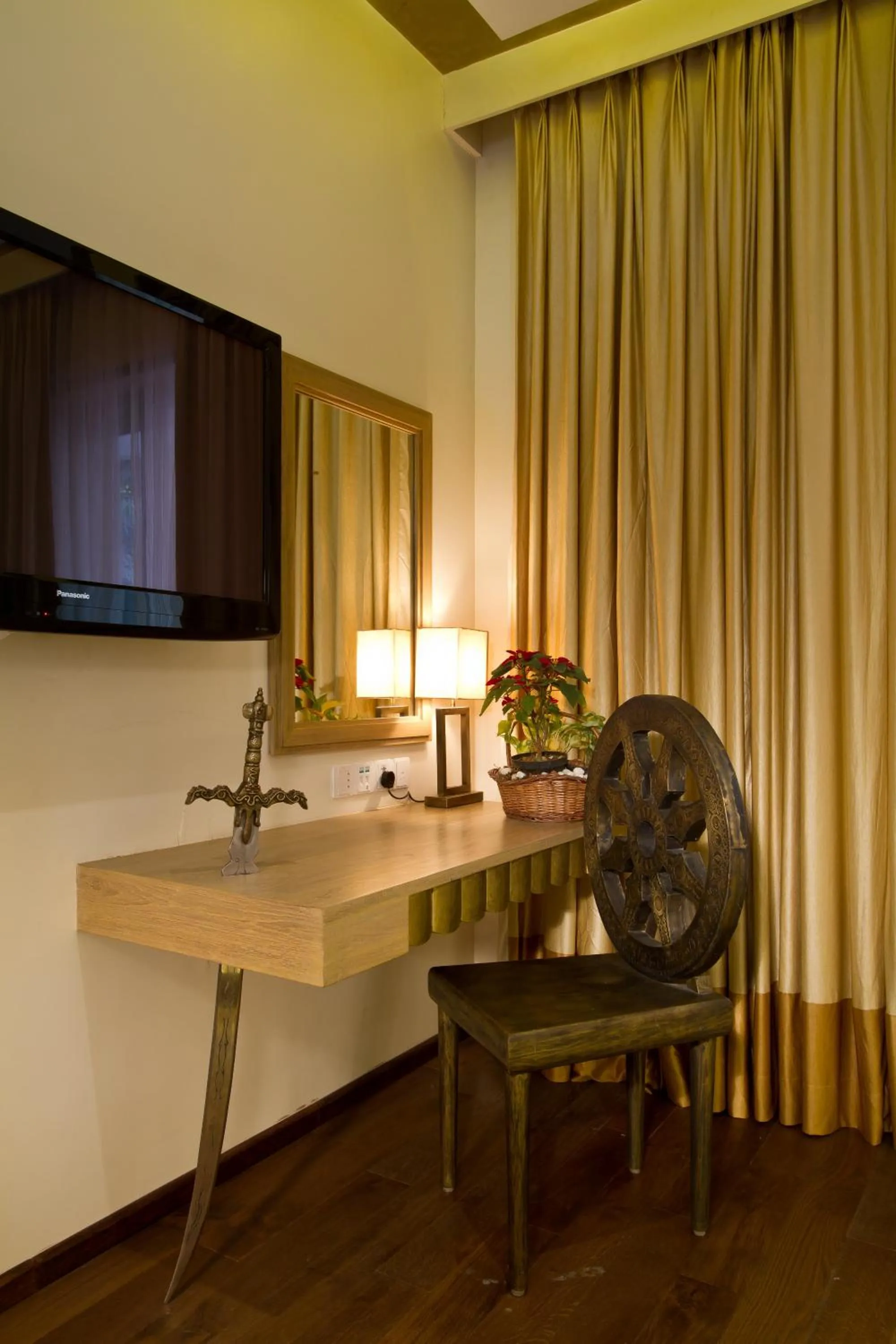 Seating area in Le Sutra Hotel, Khar, Mumbai