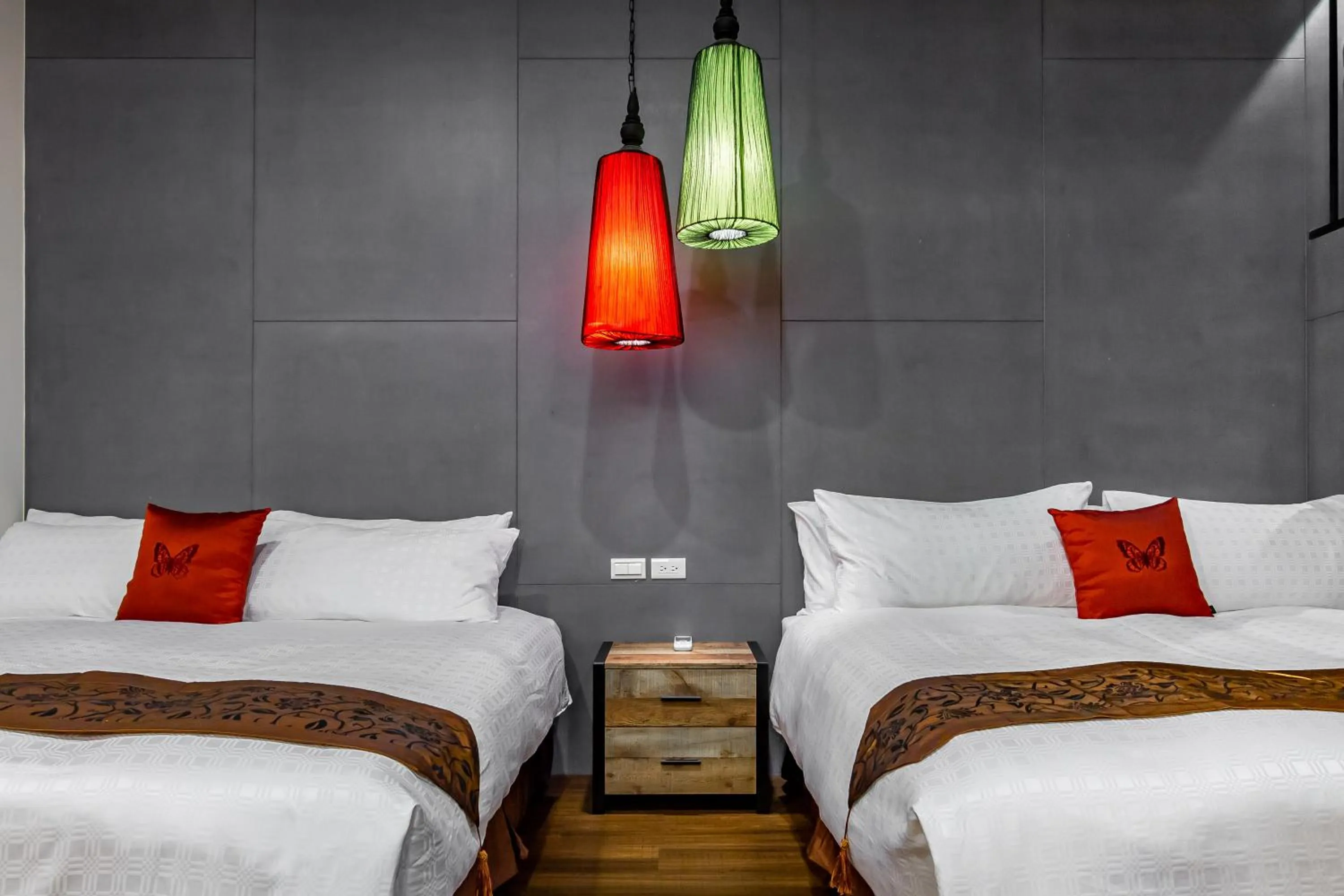 Decorative detail, Bed in Mambo Boutique Hotel