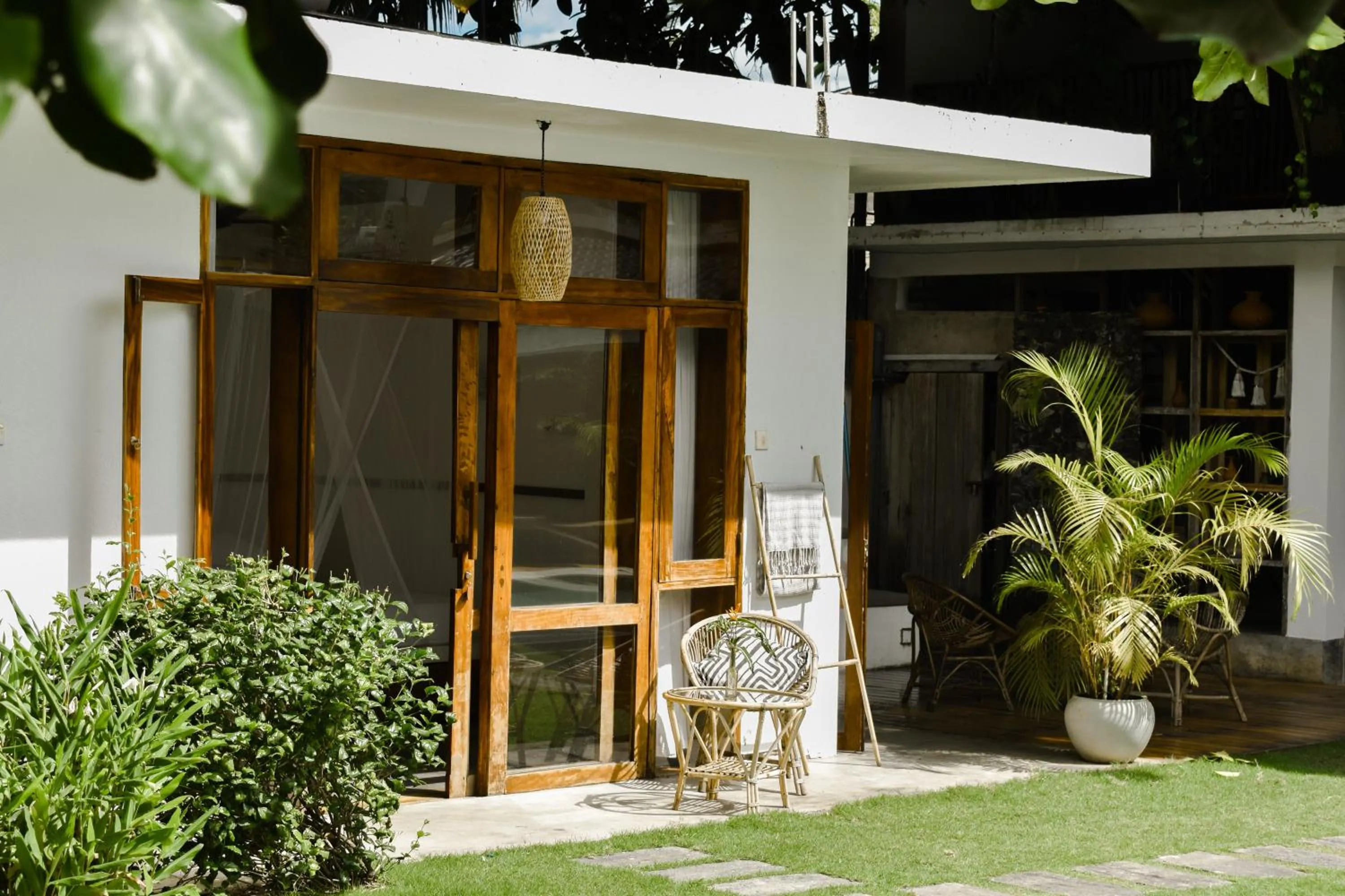 Garden view in The Nuga House