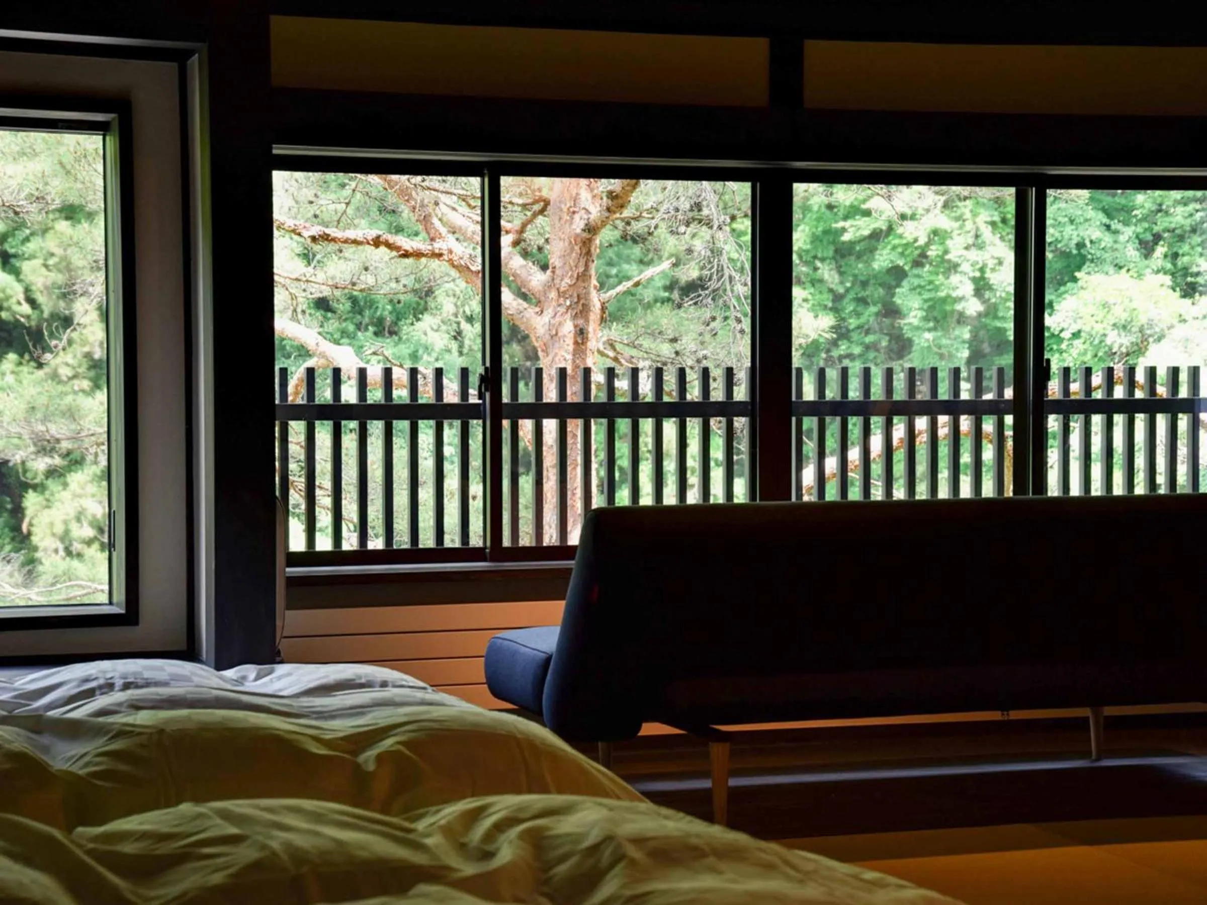 Photo of the whole room, Bed in Kyousen